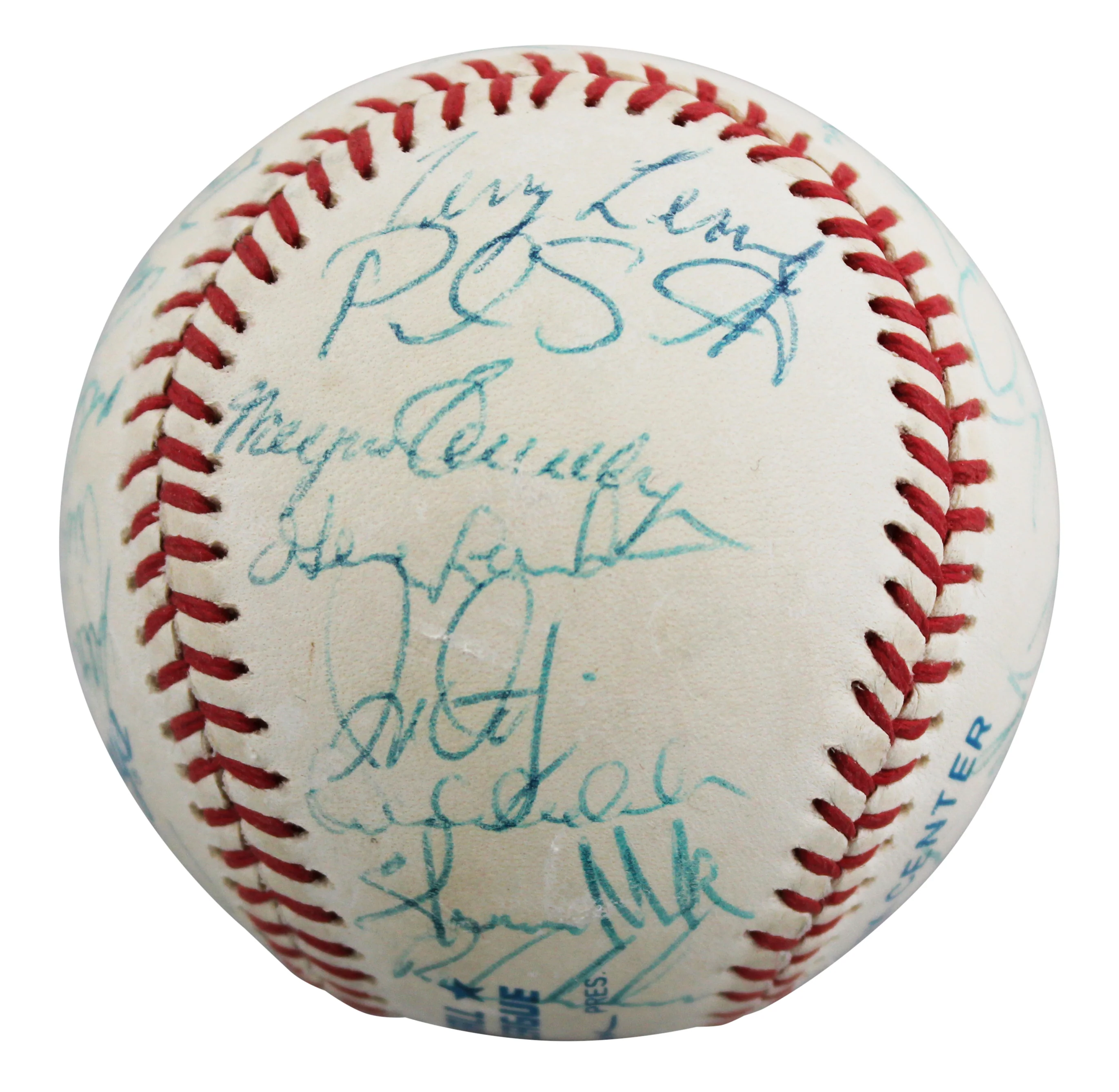 1991 Twins (31) Morris, Olica, Puckett +28 Signed OAL Baseball BAS #AE64192 - Image 7