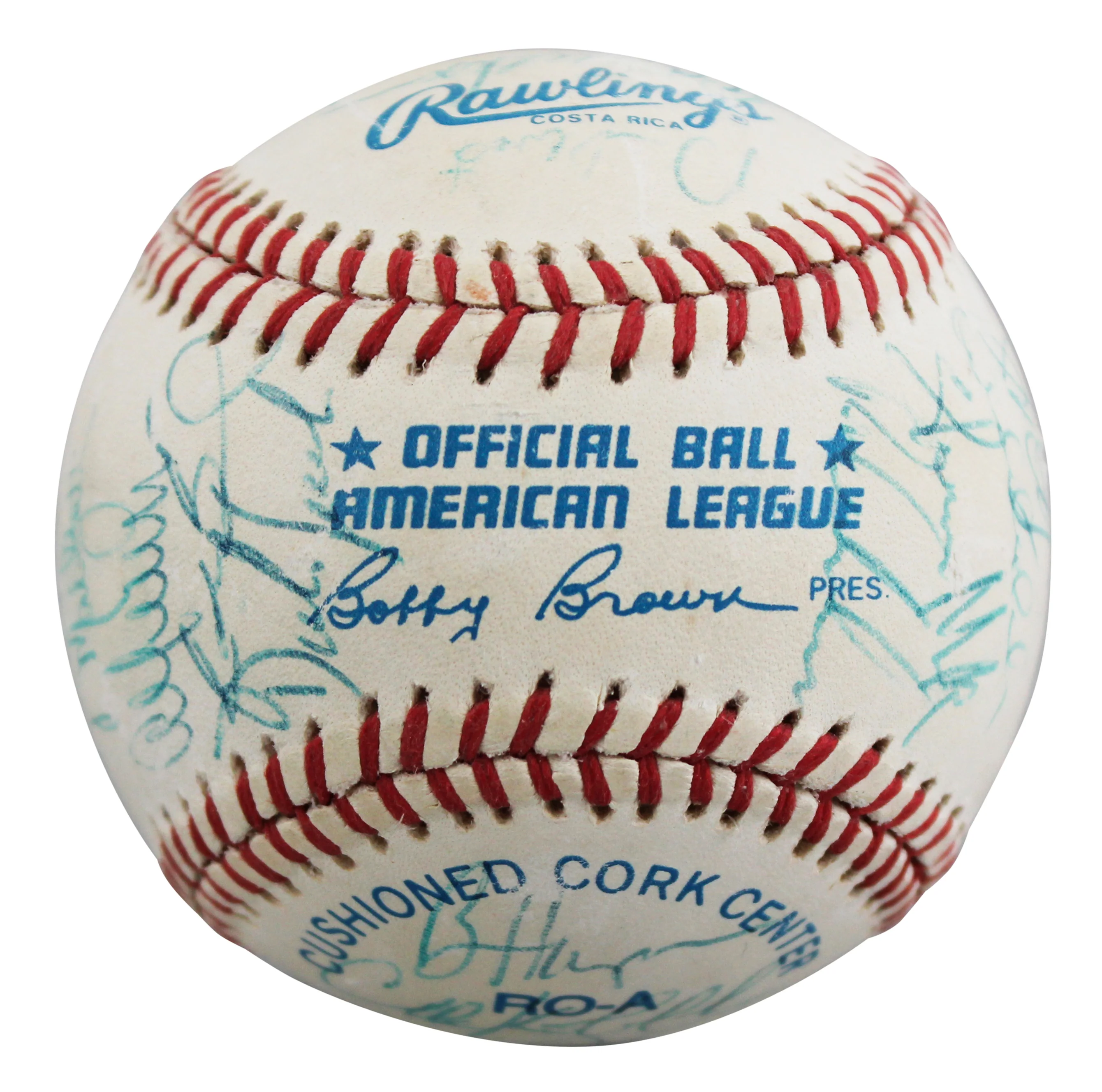 1991 Twins (31) Morris, Olica, Puckett +28 Signed OAL Baseball BAS #AE64192 - Image 8