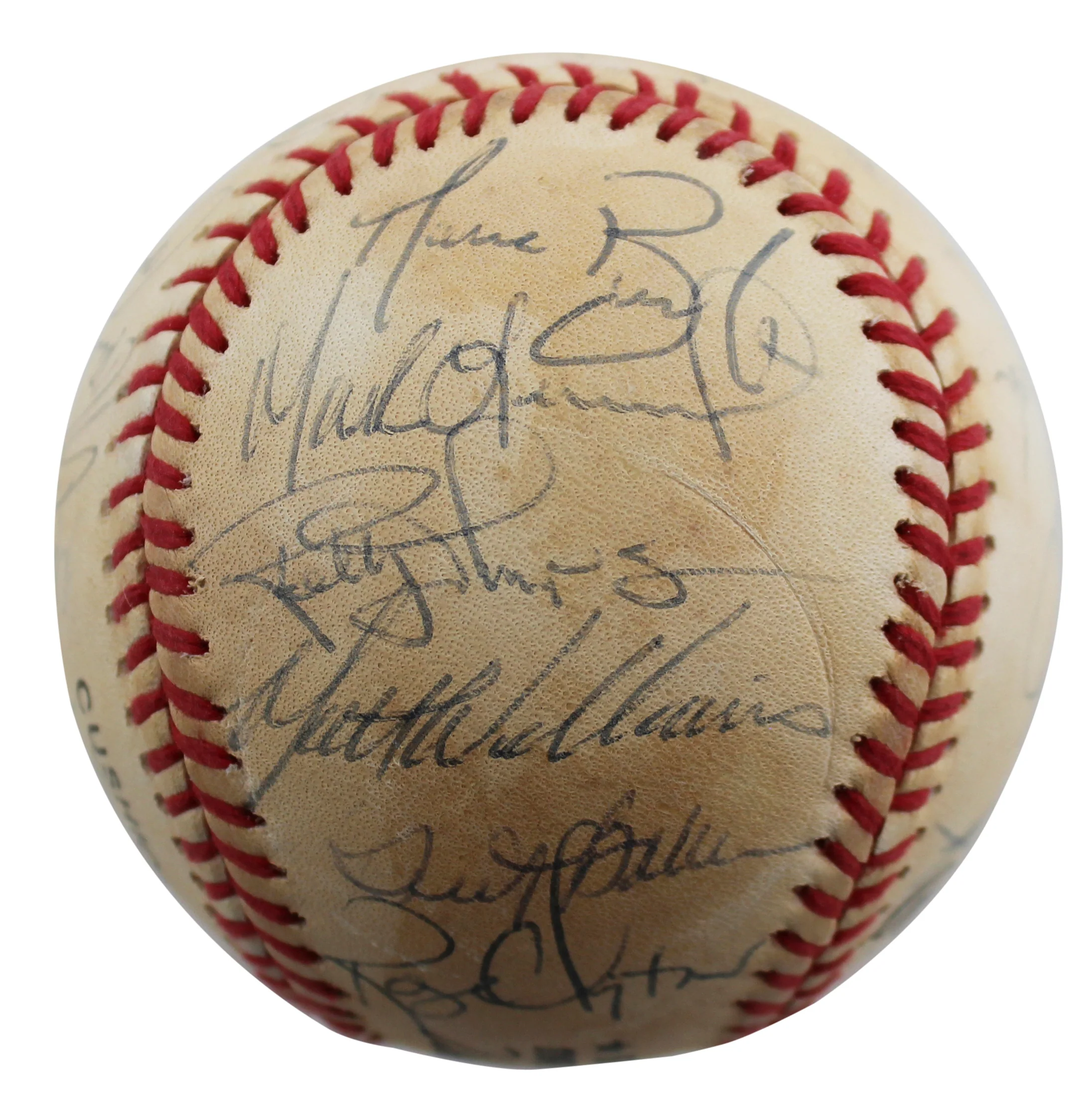 1992 Giants (29) Clark, Snyder, Beck, Black +25 Signed Onl Baseball BAS #AA03186 - Image 4