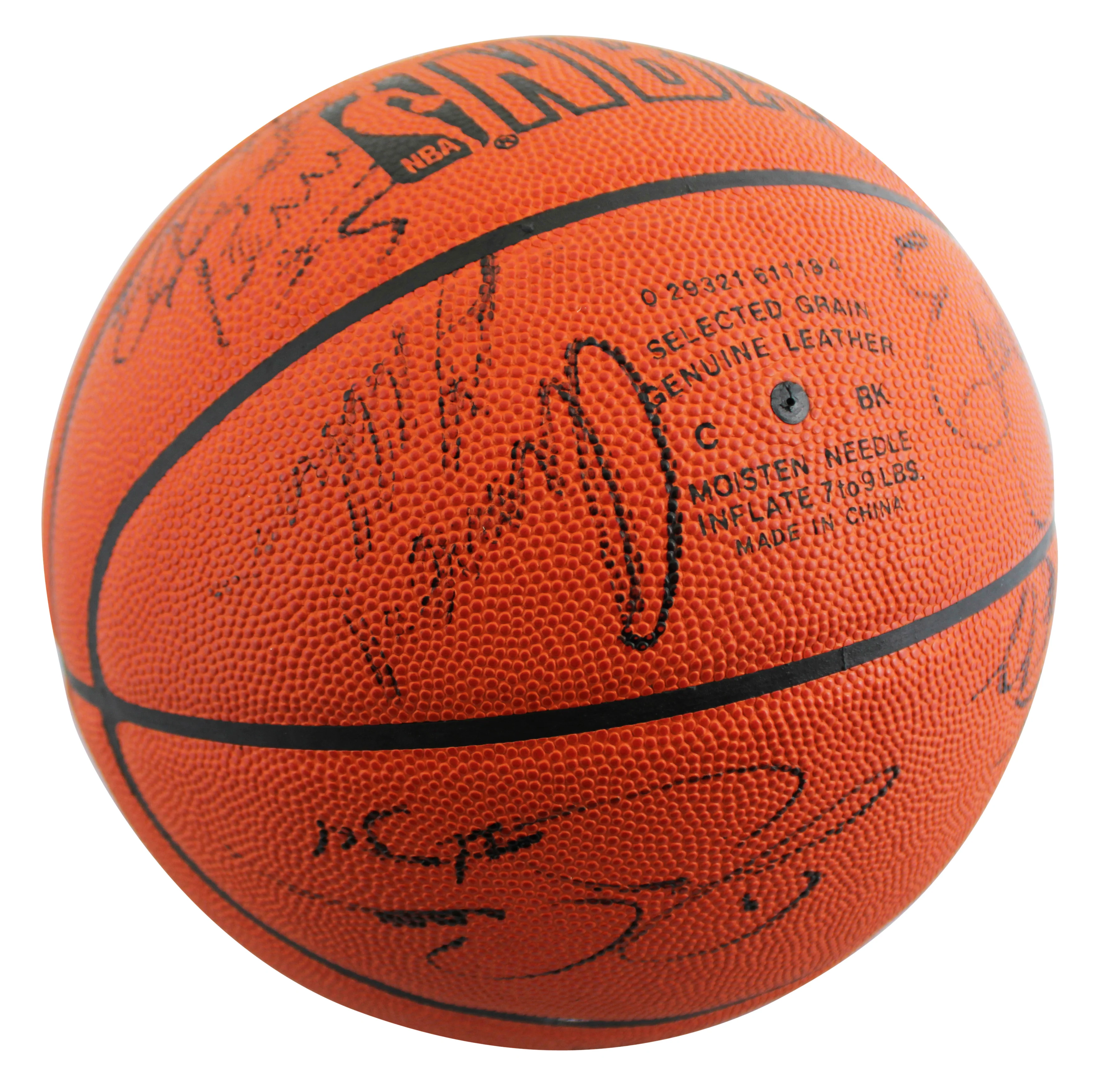 1997-98 Bucks (13) Allen, Robinson, Brandon Signed NBA Basketball BAS #AE13997 - Image 5