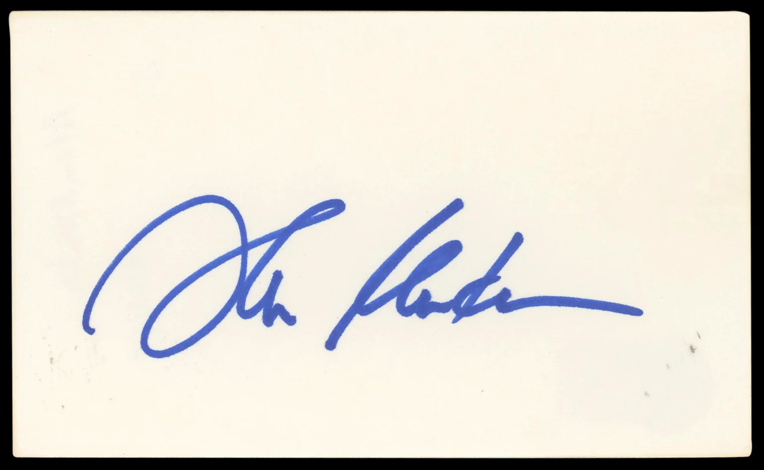 Alan Menken Beauty and the Beast Authentic Signed 3x5 Index Card BAS #BN89128 - Image 2