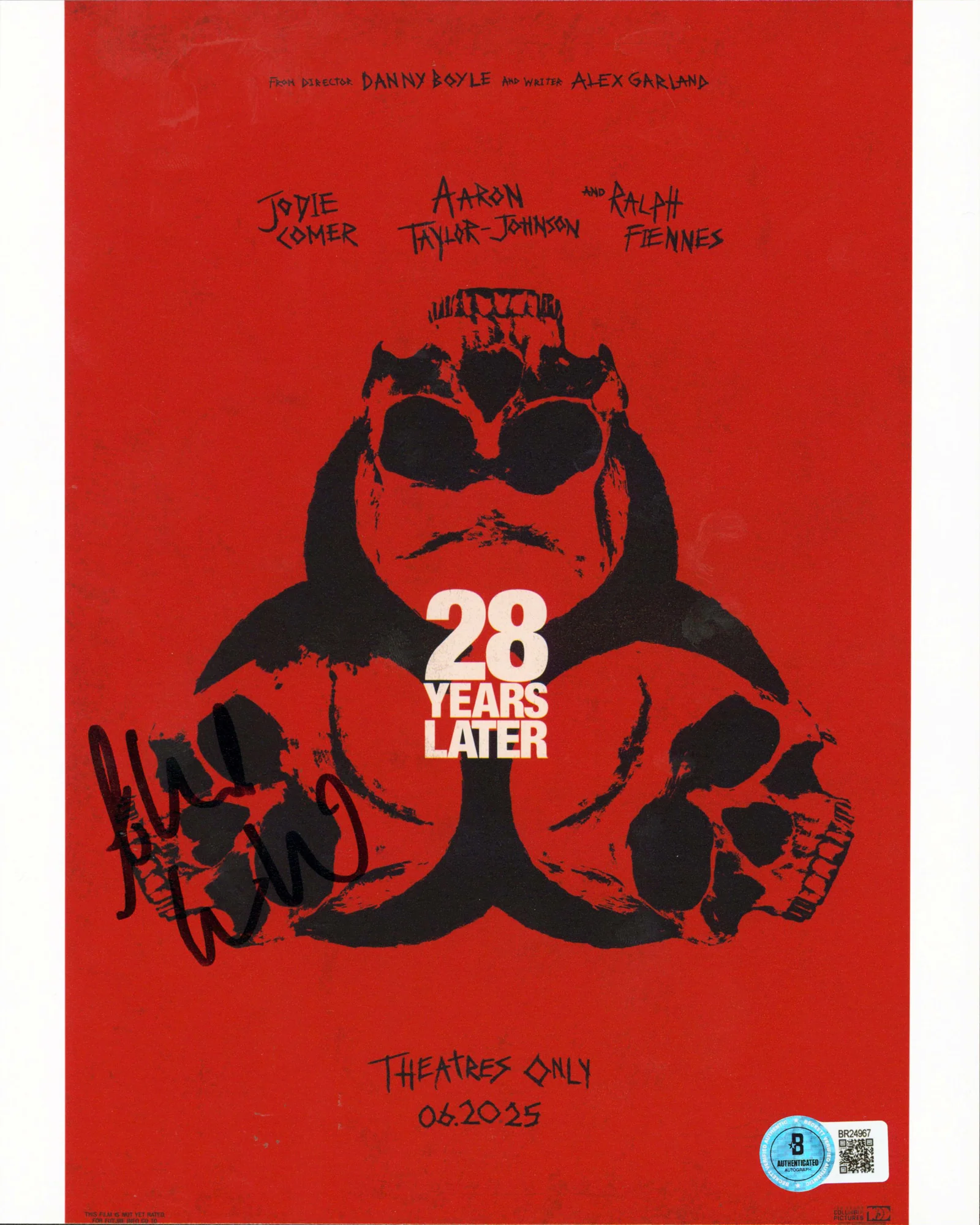 Alex Garland 28 Years Later Authentic Signed 8x10 Vertical Photo BAS #BR24967 - Image 2