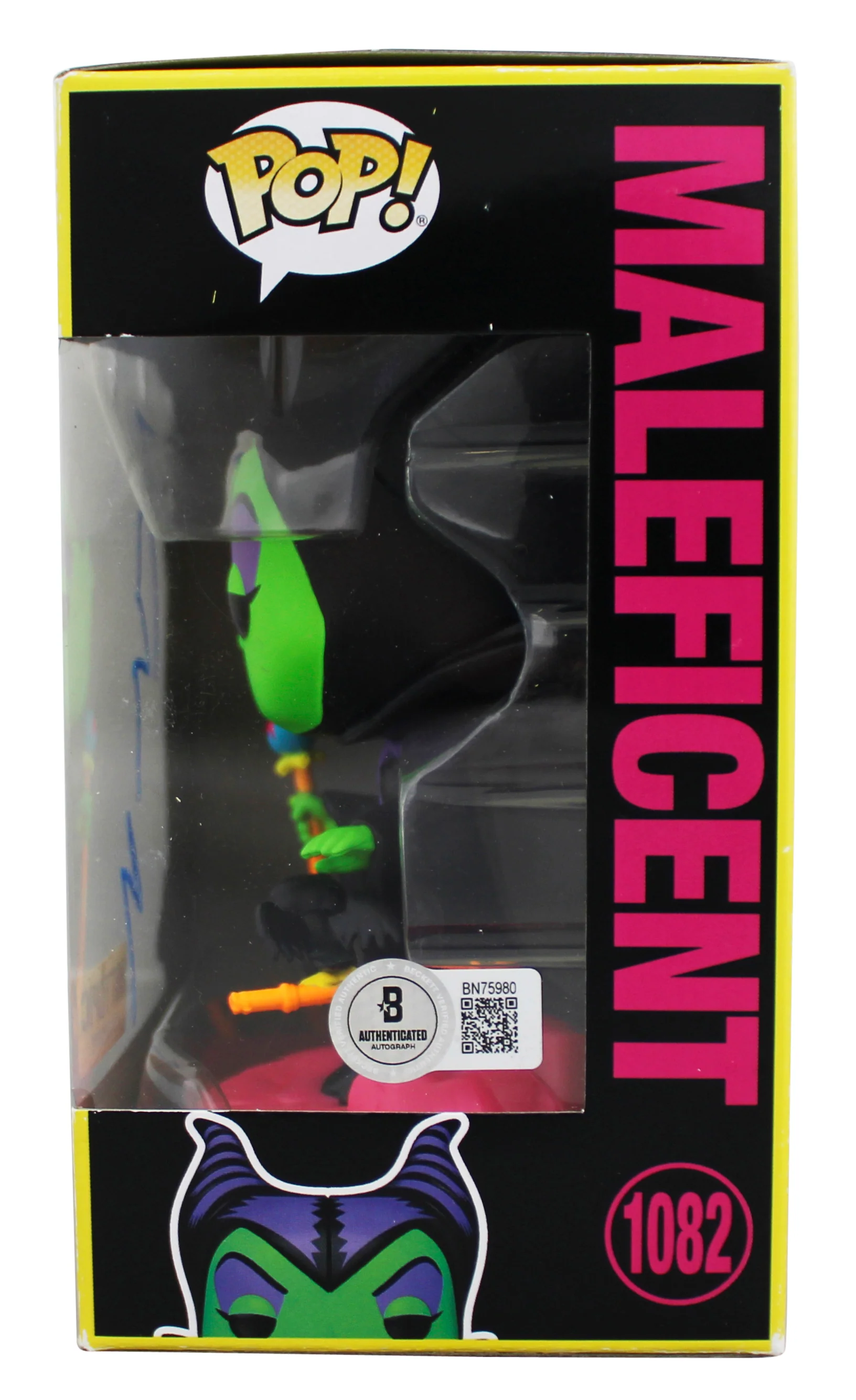 Angelina Jolie Signed Maleficent #1082 Funko Pop Vinyl Figure BAS #BN75980 - Image 4