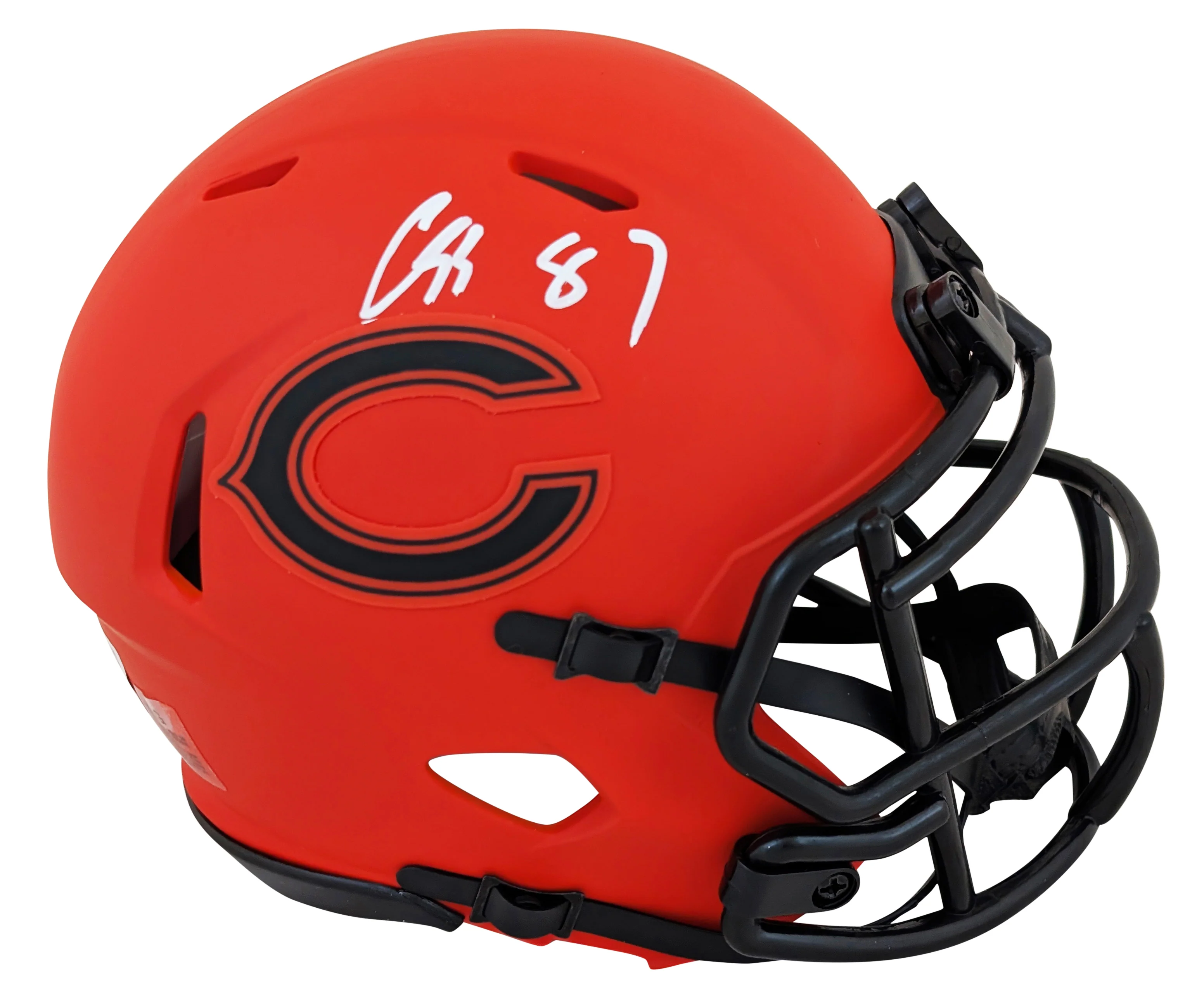 Bears Luther Burden III Authentic Signed Rave Speed Mini Helmet BAS Witnessed - Image 2