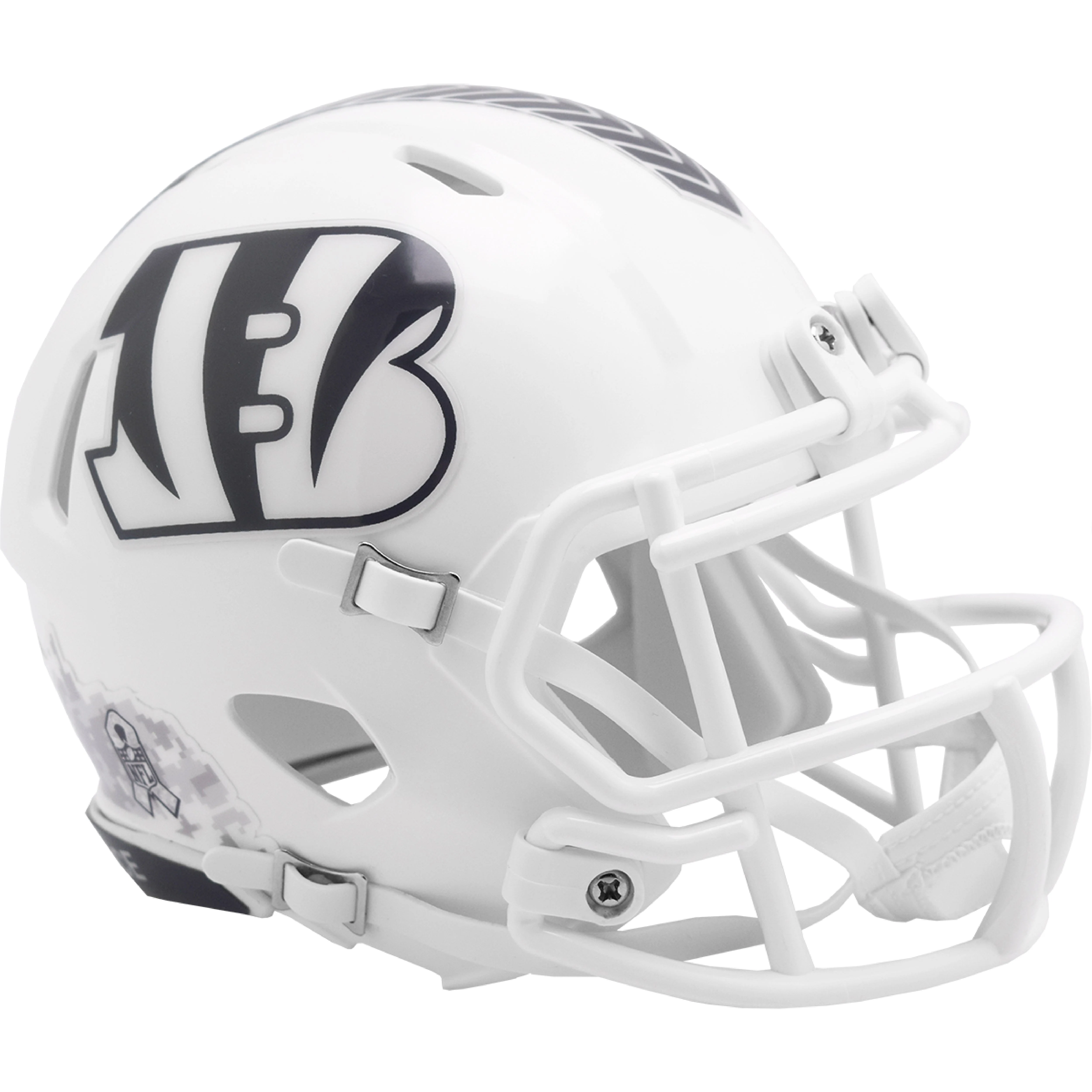 Cincinnati Bengals 2024 Salute to Service Riddell Speed Mini Football Helmet