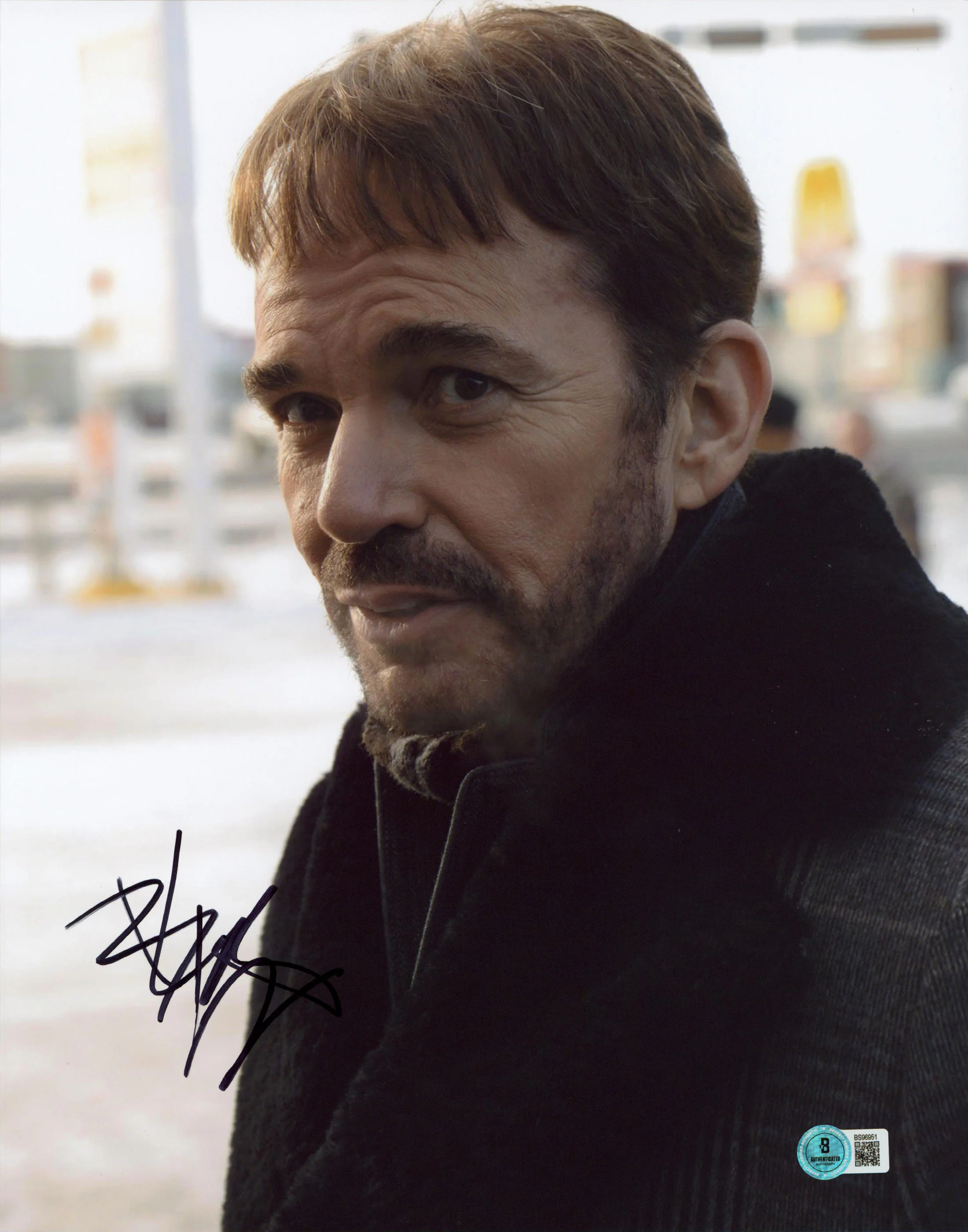 Billy Bob Thornton Fargo Authentic Signed 11x14 Vertical Photo BAS #BS96951 - Image 2
