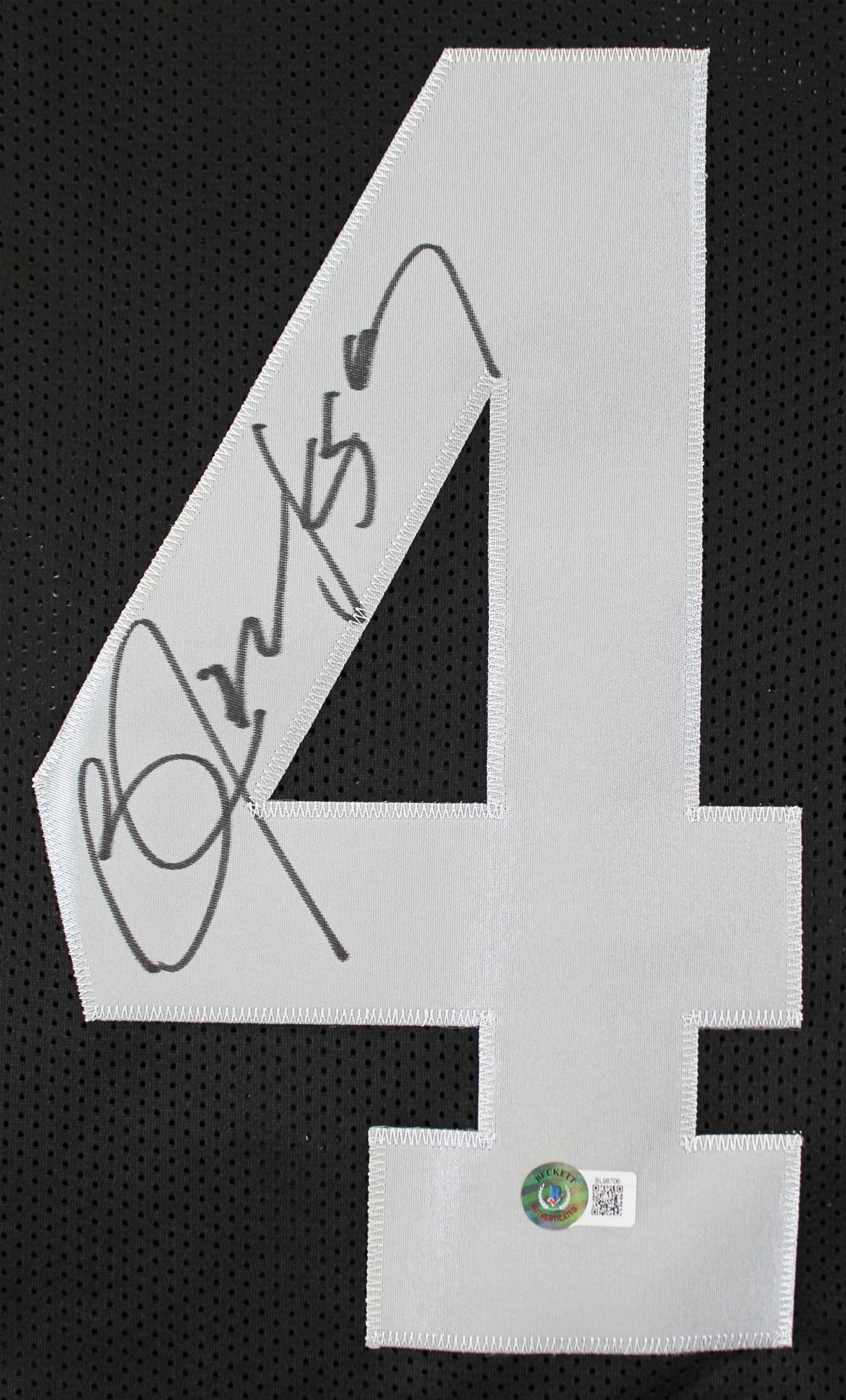 Bo Jackson Authentic Signed Black Pro Style Jersey Autographed BAS - Image 3