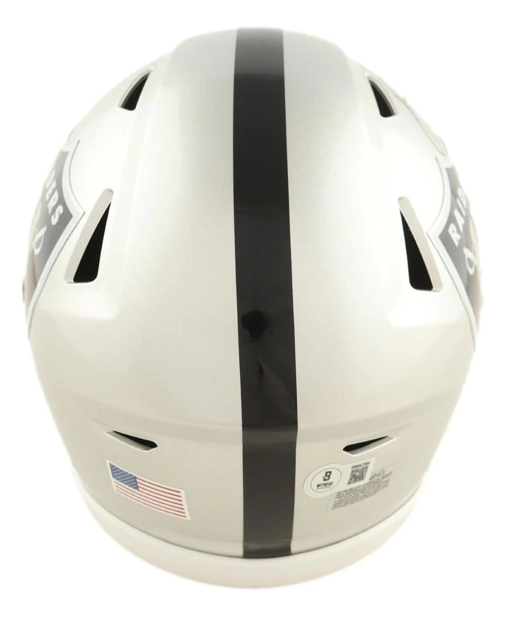 Bo Jackson Signed Oakland Raiders MIDI SpeedFlex Helmet BAS - Image 3