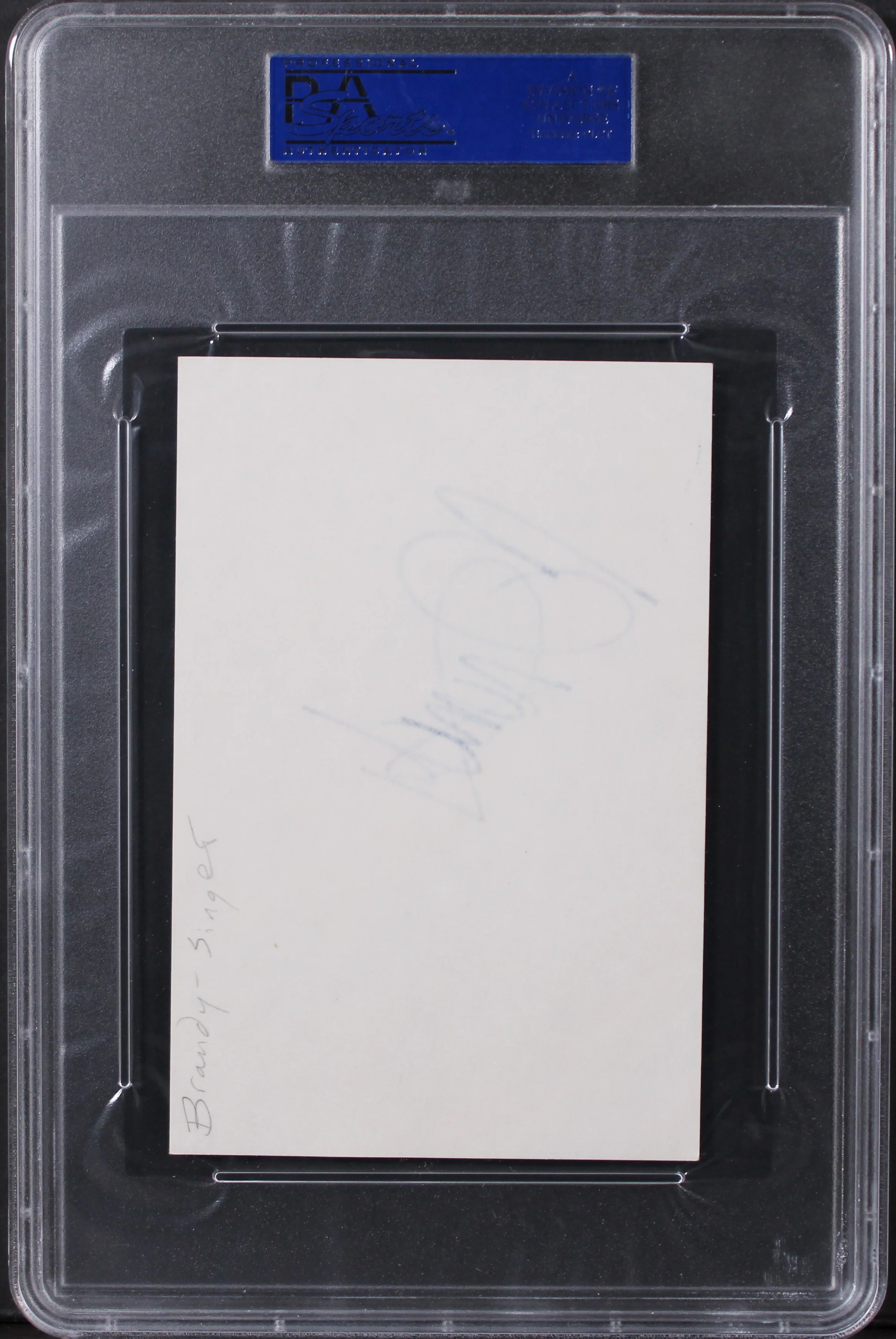 Brandy Moesha Authentic Signed 4x6 Index Card Autographed PSA/DNA Slabbed - Image 3