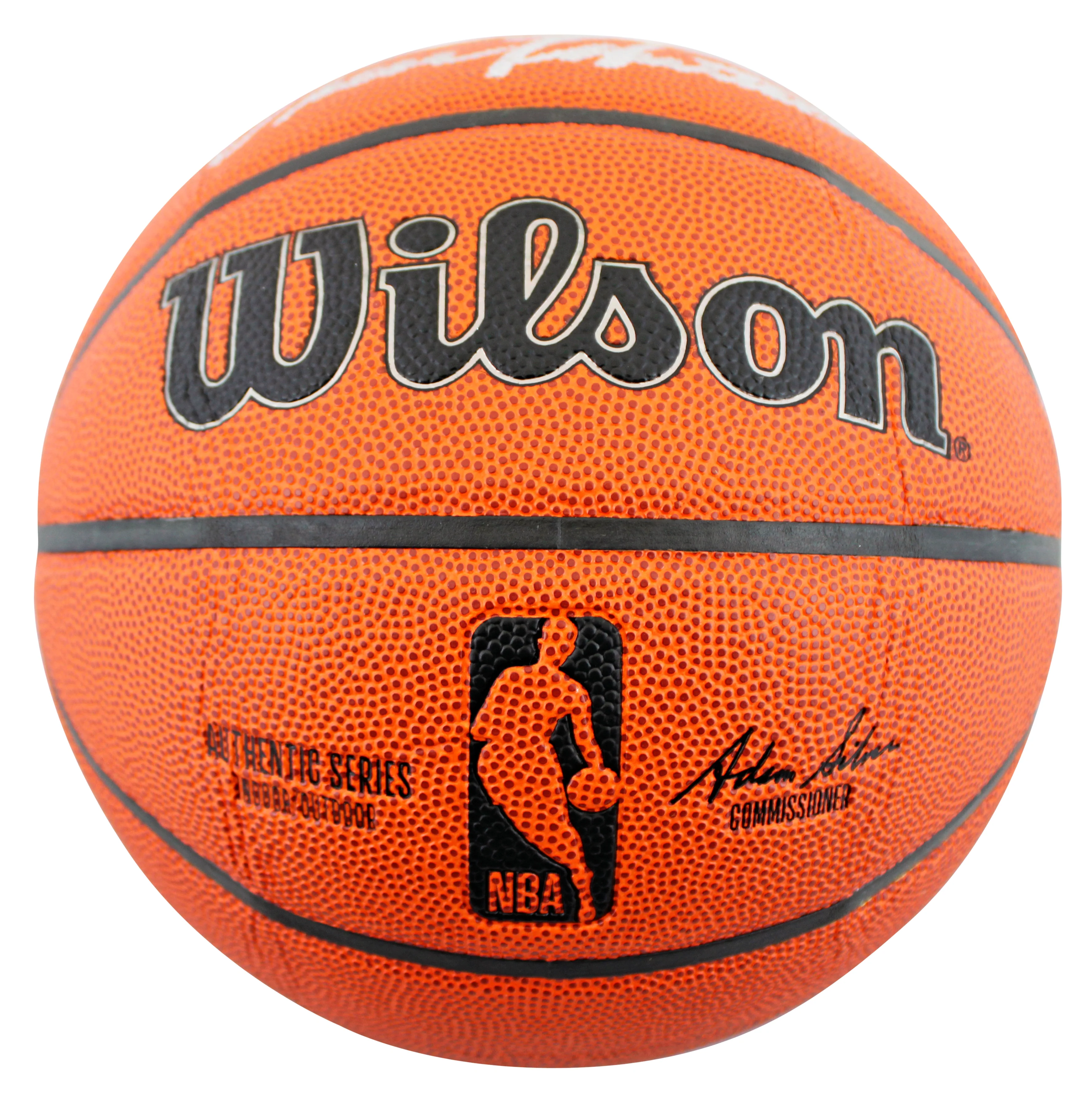 Bucks Oscar Robertson Authentic Signed Wilson Basketball Autographed BAS Witness - Image 3