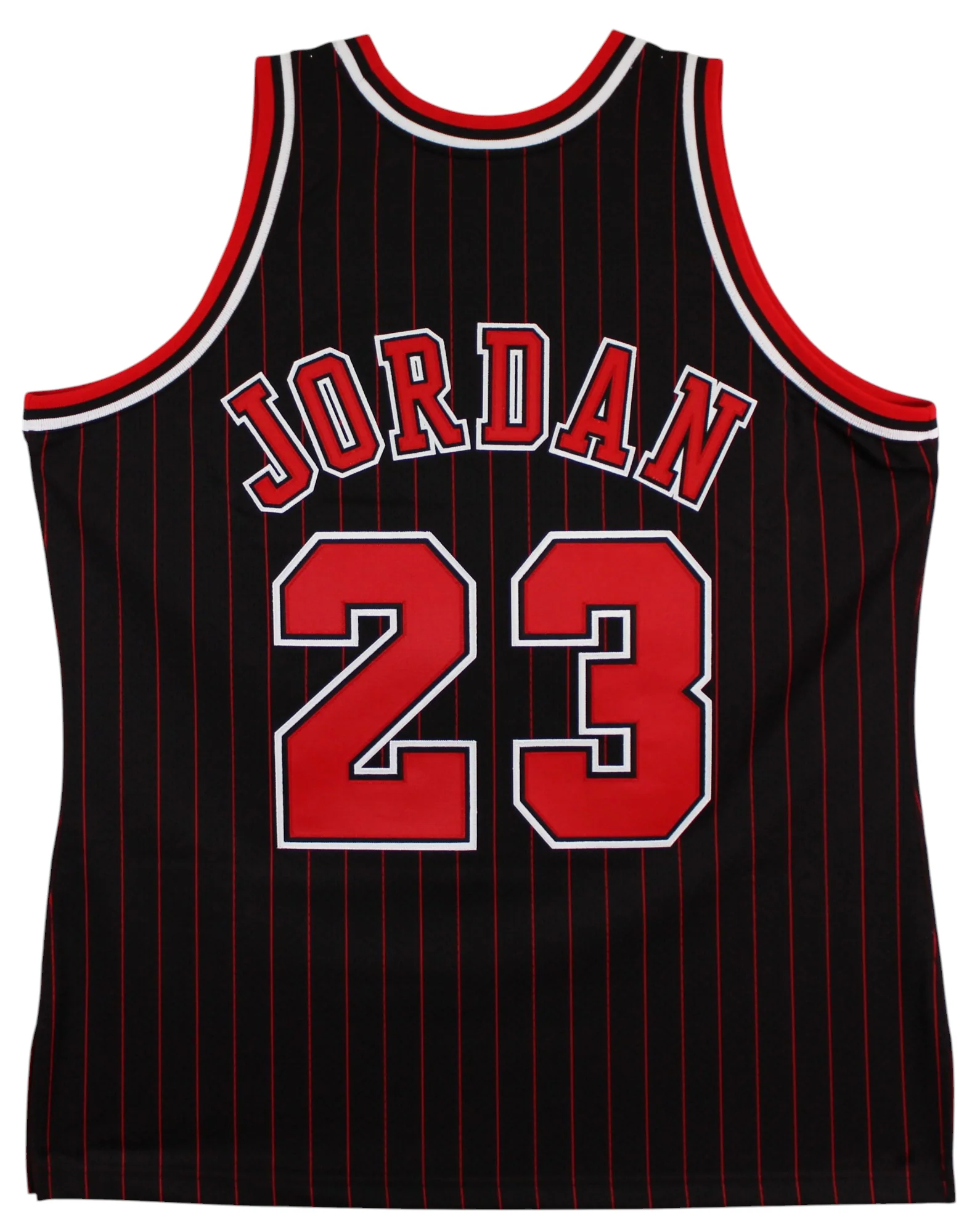 Bulls Michael Jordan Signed 96-97 Black M&N HWC Authentic Jersey UDA #BAH60383 - Image 5