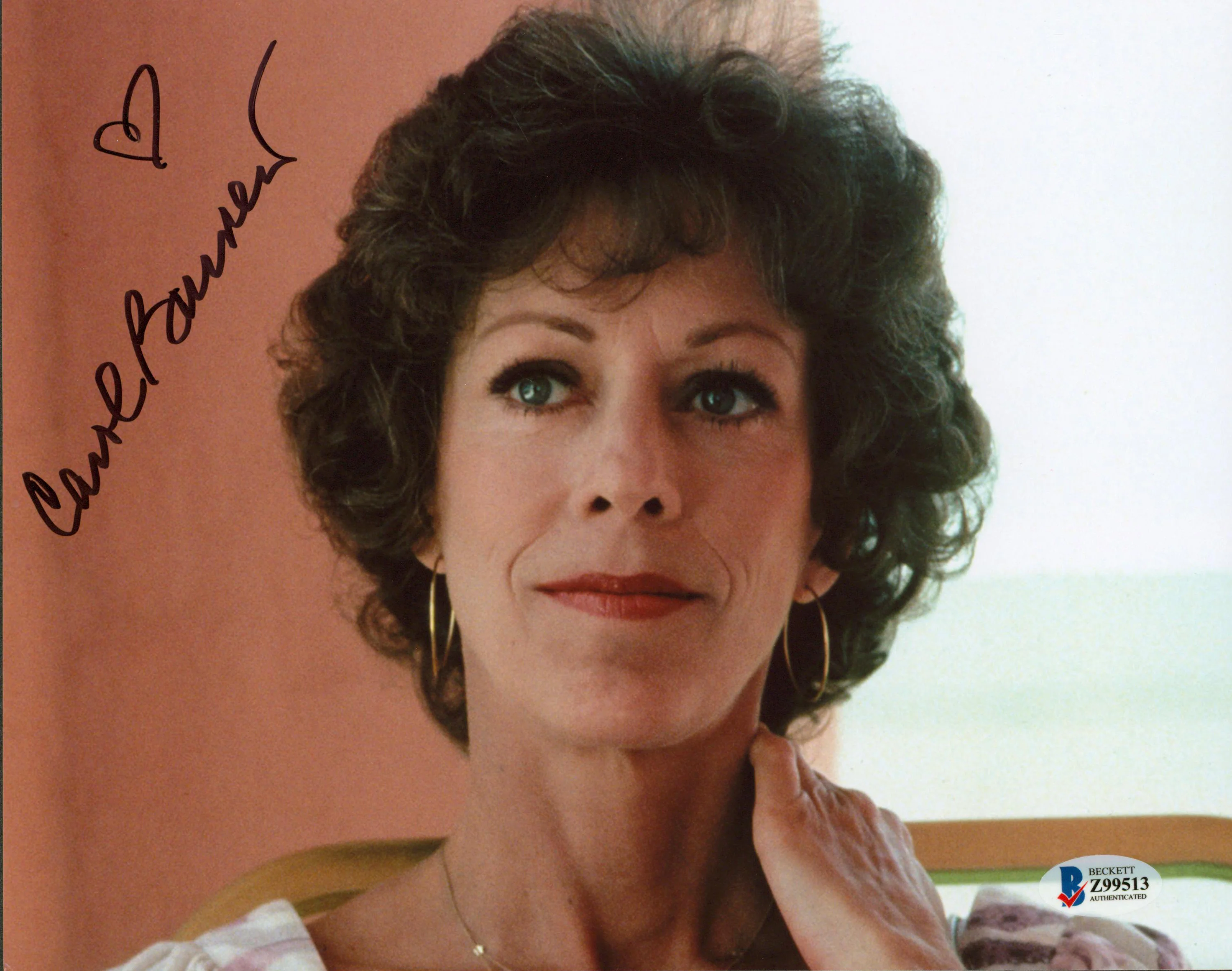 Carol Burnett Authentic Signed 8x10 Photo Autographed BAS #Z99513 - Image 2