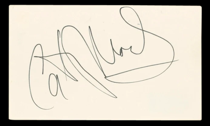 Cathy Moriarty Raging Bull Authentic Signed 3x5 Index Card BAS #BV03132 - Image 2