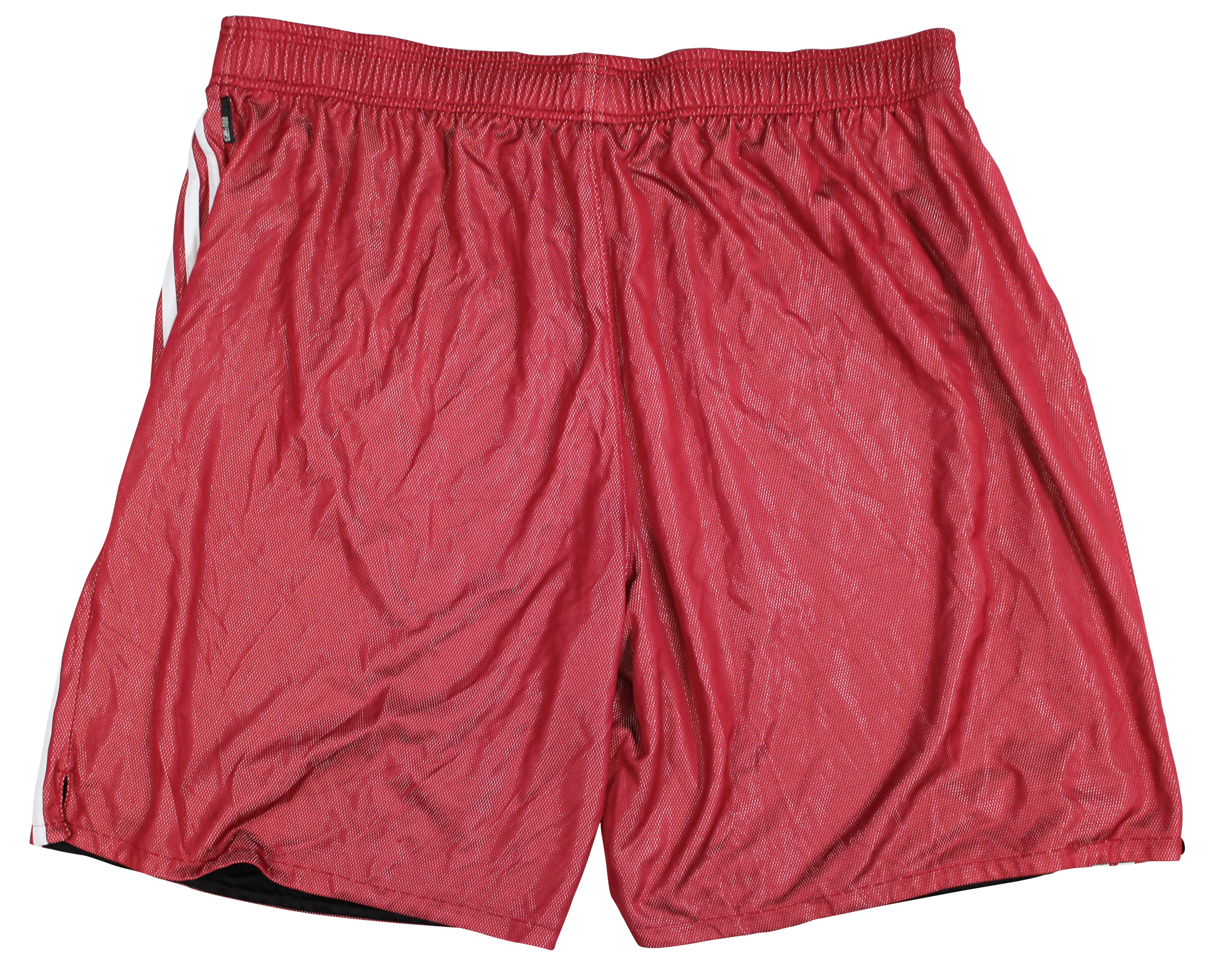Cavaliers Shaquille O'Neal Signed Red Adidas Practice Shorts BAS Wit #2W958085 - Image 5
