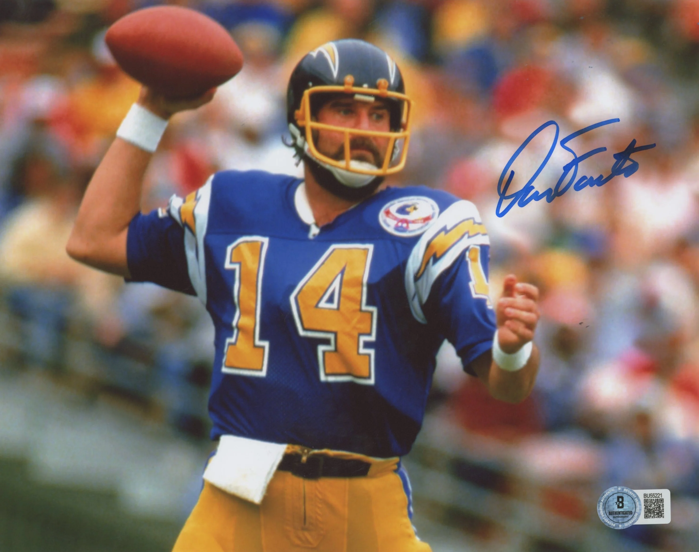 Chargers Dan Fouts Authentic Signed 8x10 Horizontal Photo Autographed BAS 3 - Image 2