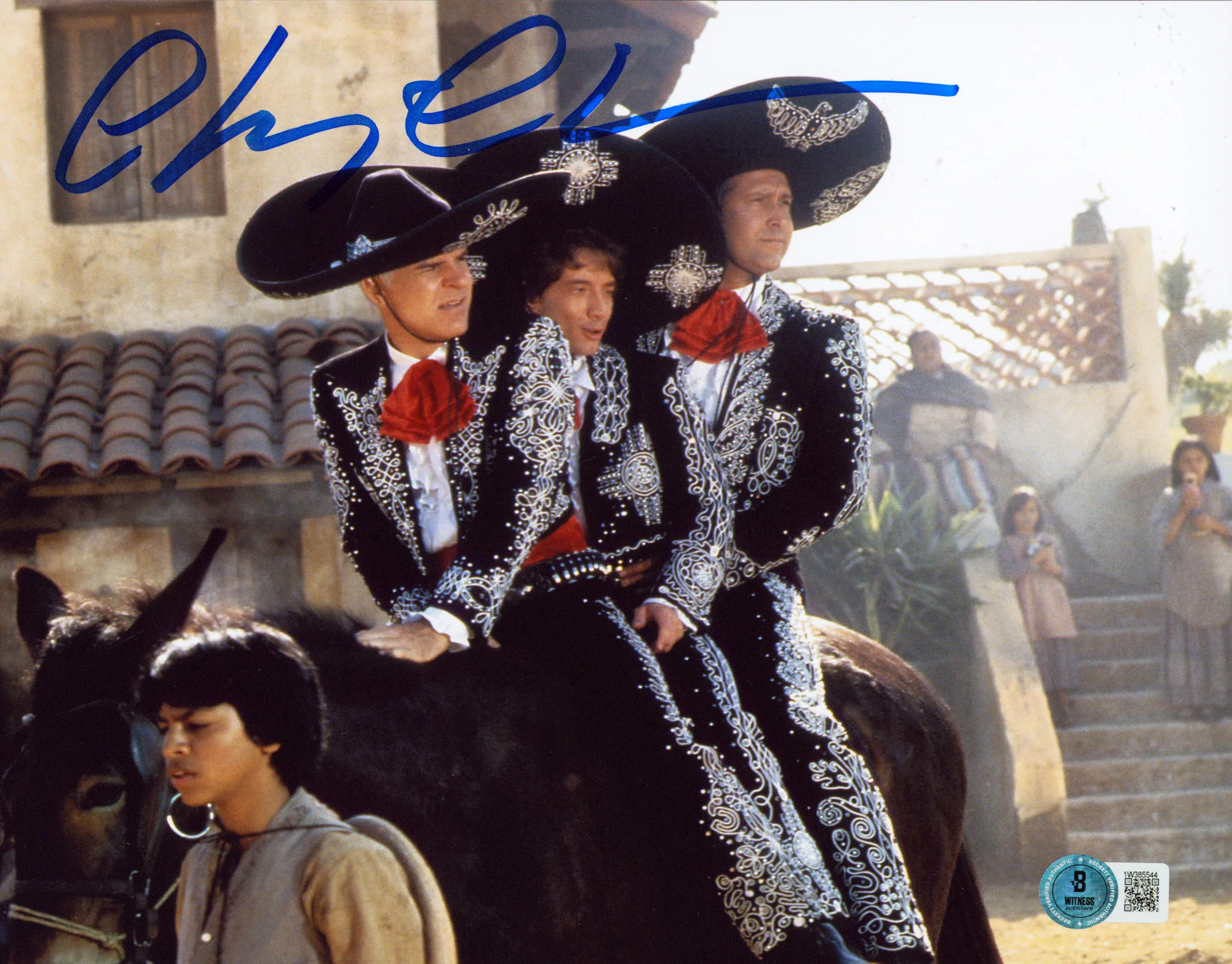 Chevy Chase Three Amigos! Authentic Signed 8x10 Photo Autographed BAS #1W385544 - Image 2