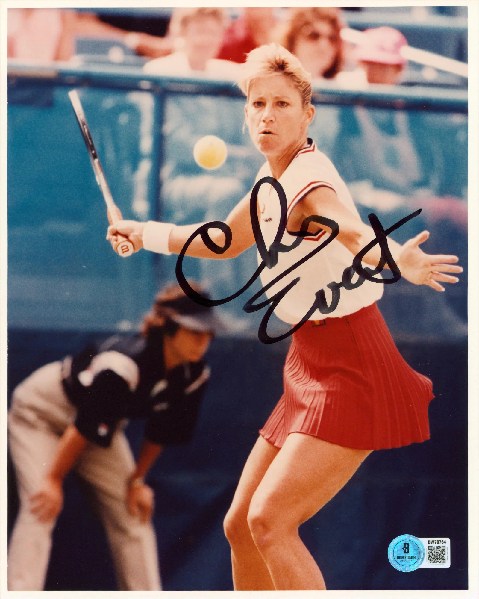 Chris Evert Authentic Signed 8x10 Vertical Photo Autographed BAS #BW70764 - Image 2