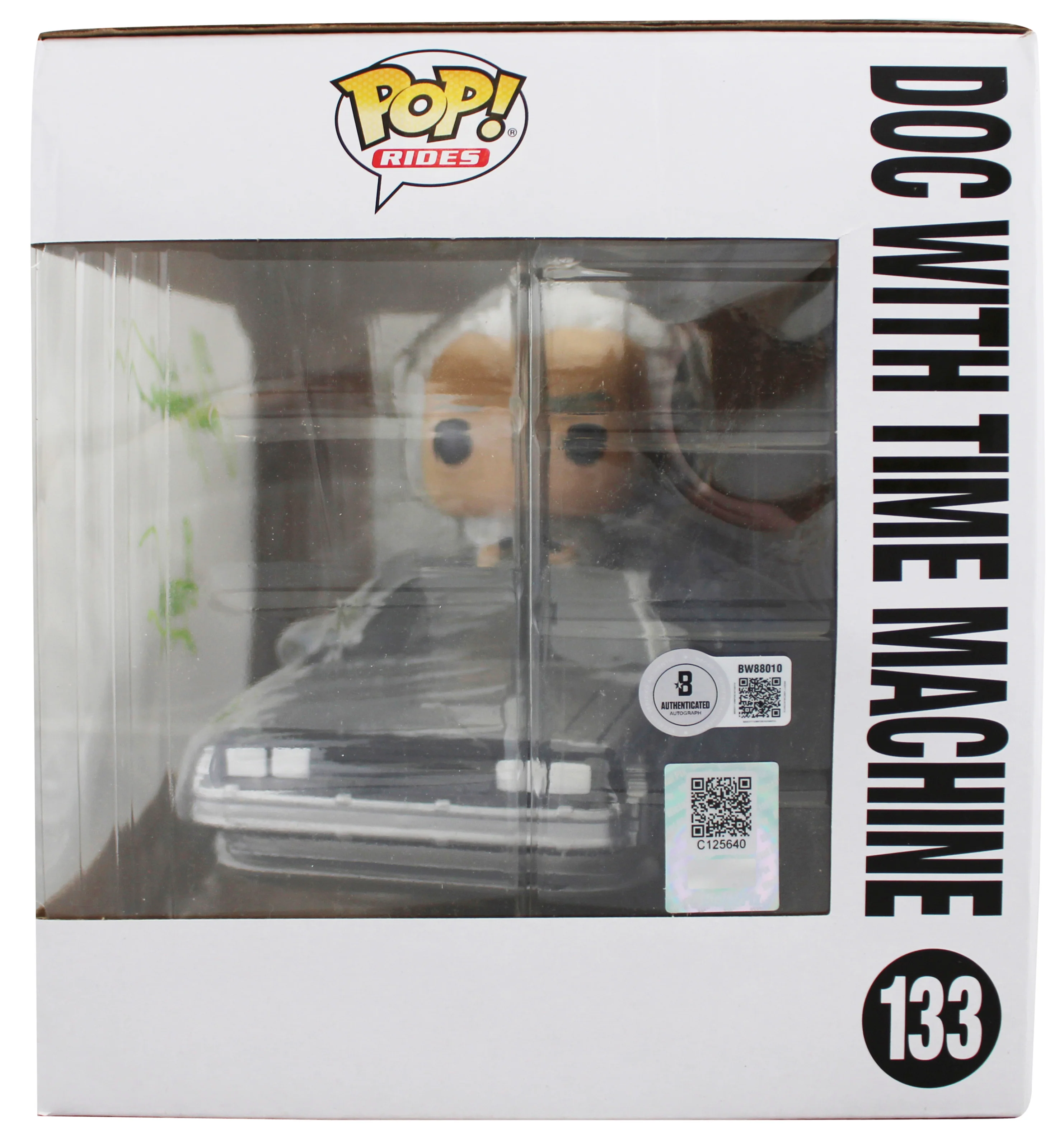 Christopher Lloyd Back To The Future Signed #133 Funko Pop Vinyl Figure BAS - Image 4
