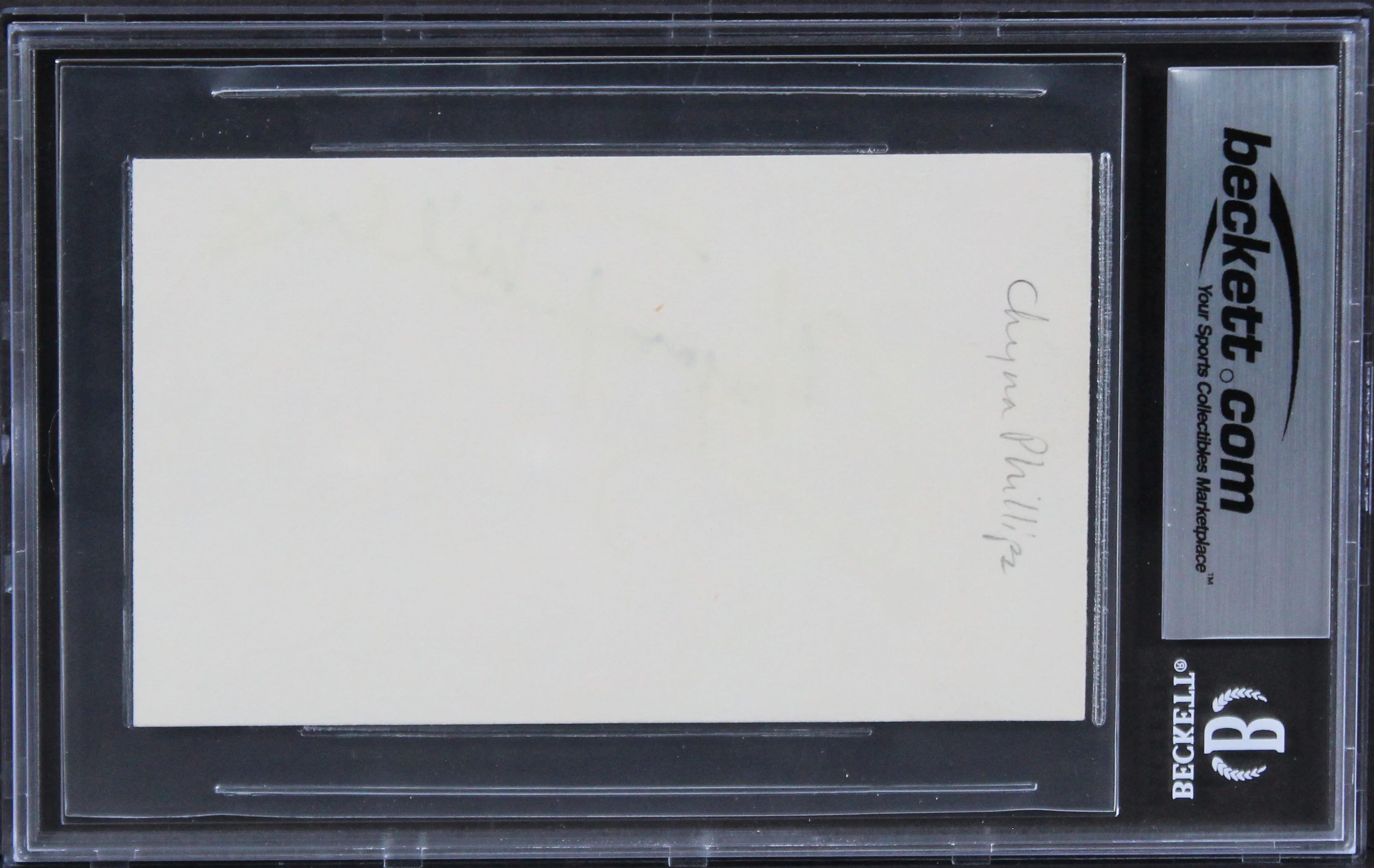 Chynna Phillips Bridesmaids Authentic Signed 3x5 Index Card BAS Slabbed 6 - Image 3