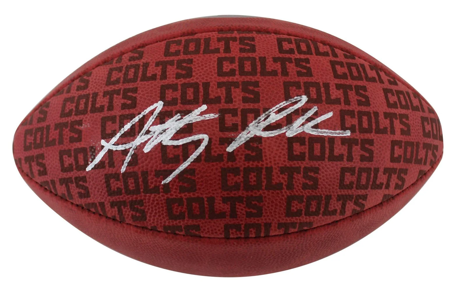 Colts Anthony Richardson Signed Wilson "The Duke" Team Showcase Nfl Football Fan - Image 3