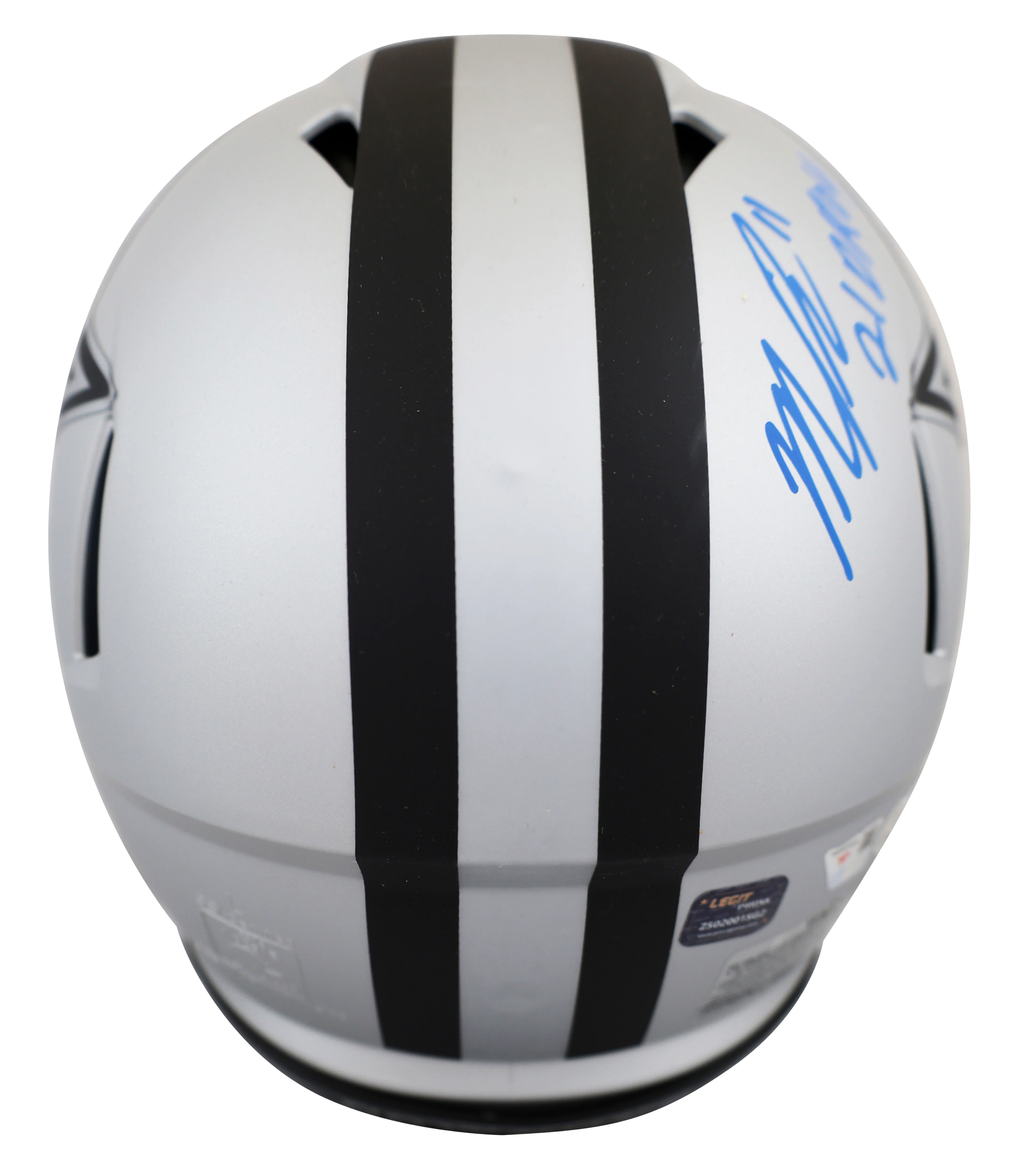 Cowboys (5) Smith, Prescott +3 Signed Rave F/S Speed Proline Helmet w/ Case BAS - Image 4