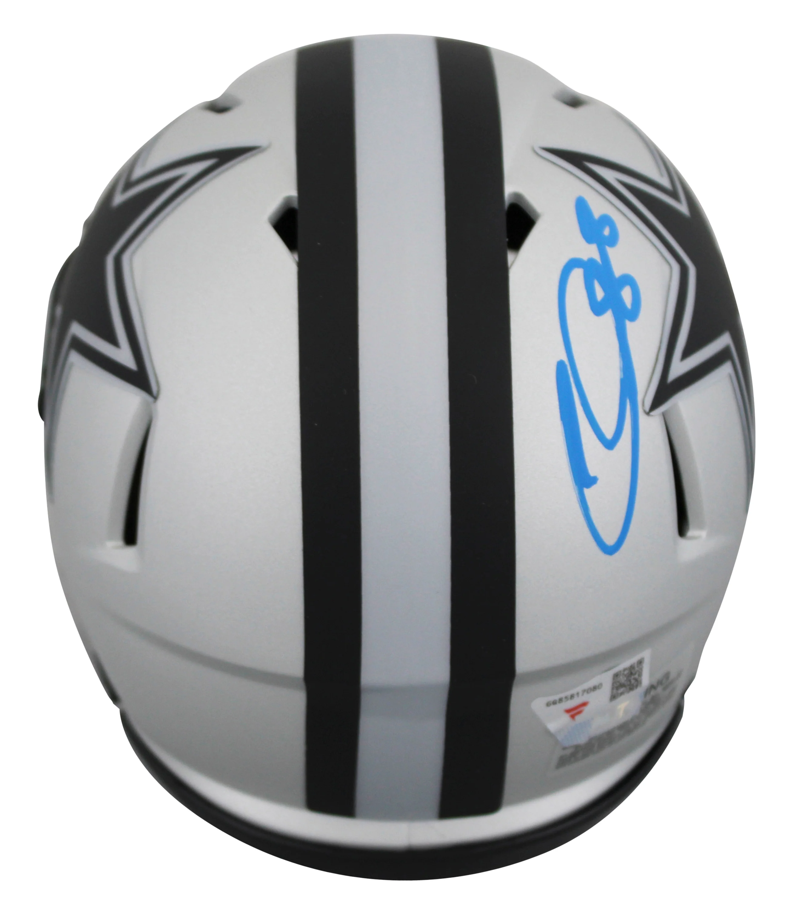 Cowboys CeeDee Lamb Authentic Signed Alternate Rave Speed Mini Helmet Fanatics - Image 3