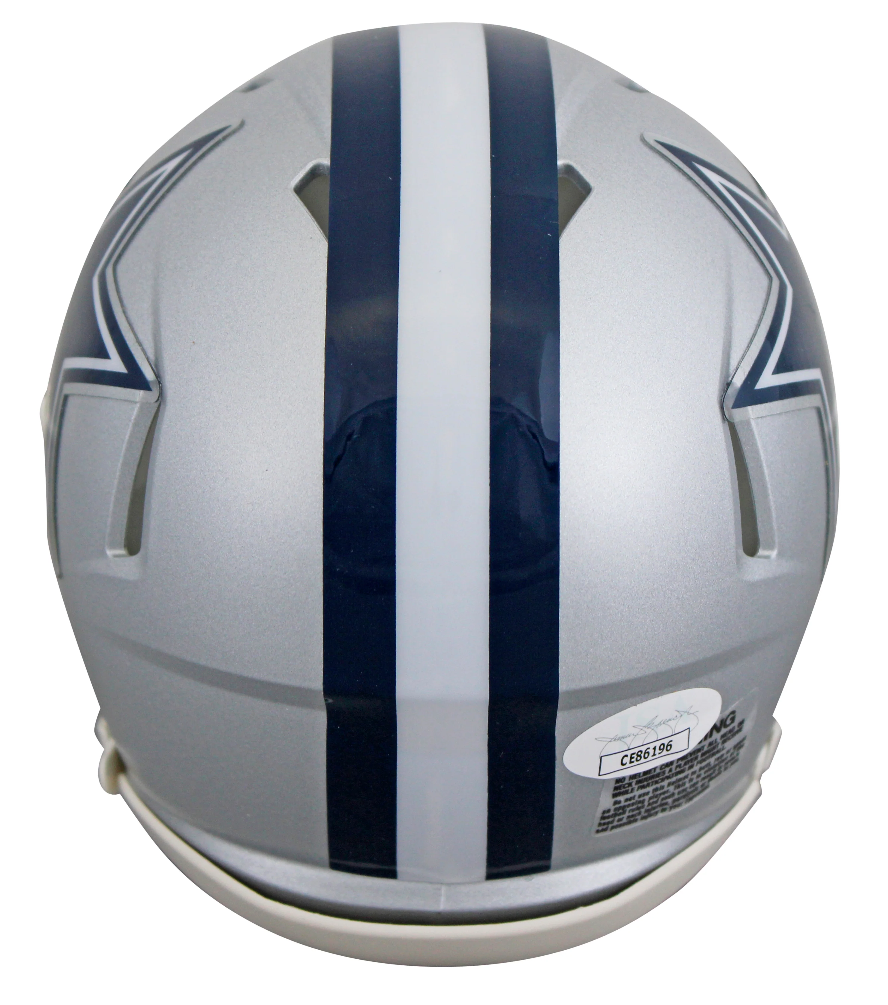 Cowboys Drew Pearson "HOF 21" Authentic Signed Speed Mini Helmet w/ Case JSA - Image 4