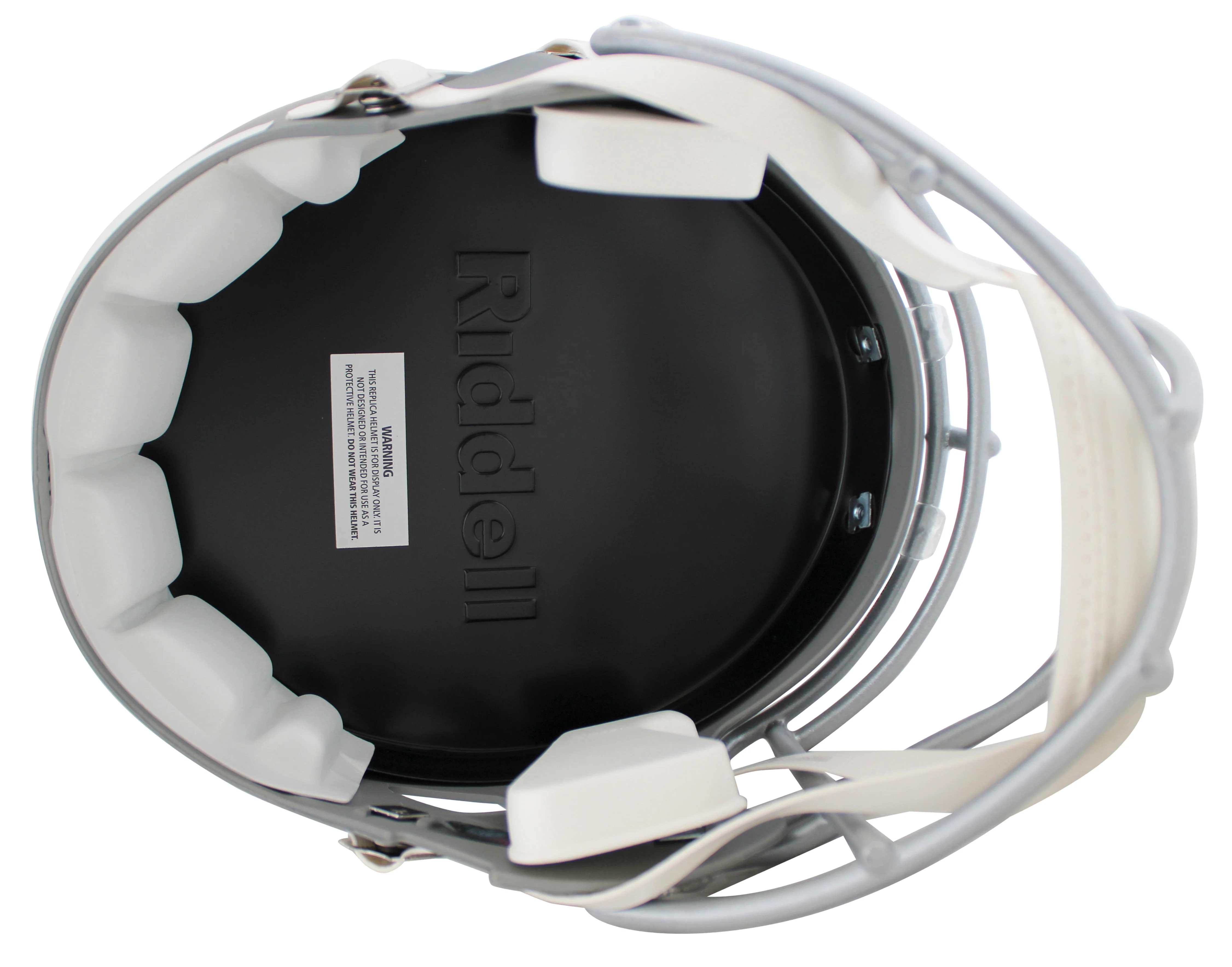 Cowboys Michael Irvin Signed Slate Full Size Speed Rep Helmet BAS Witnessed - Image 4