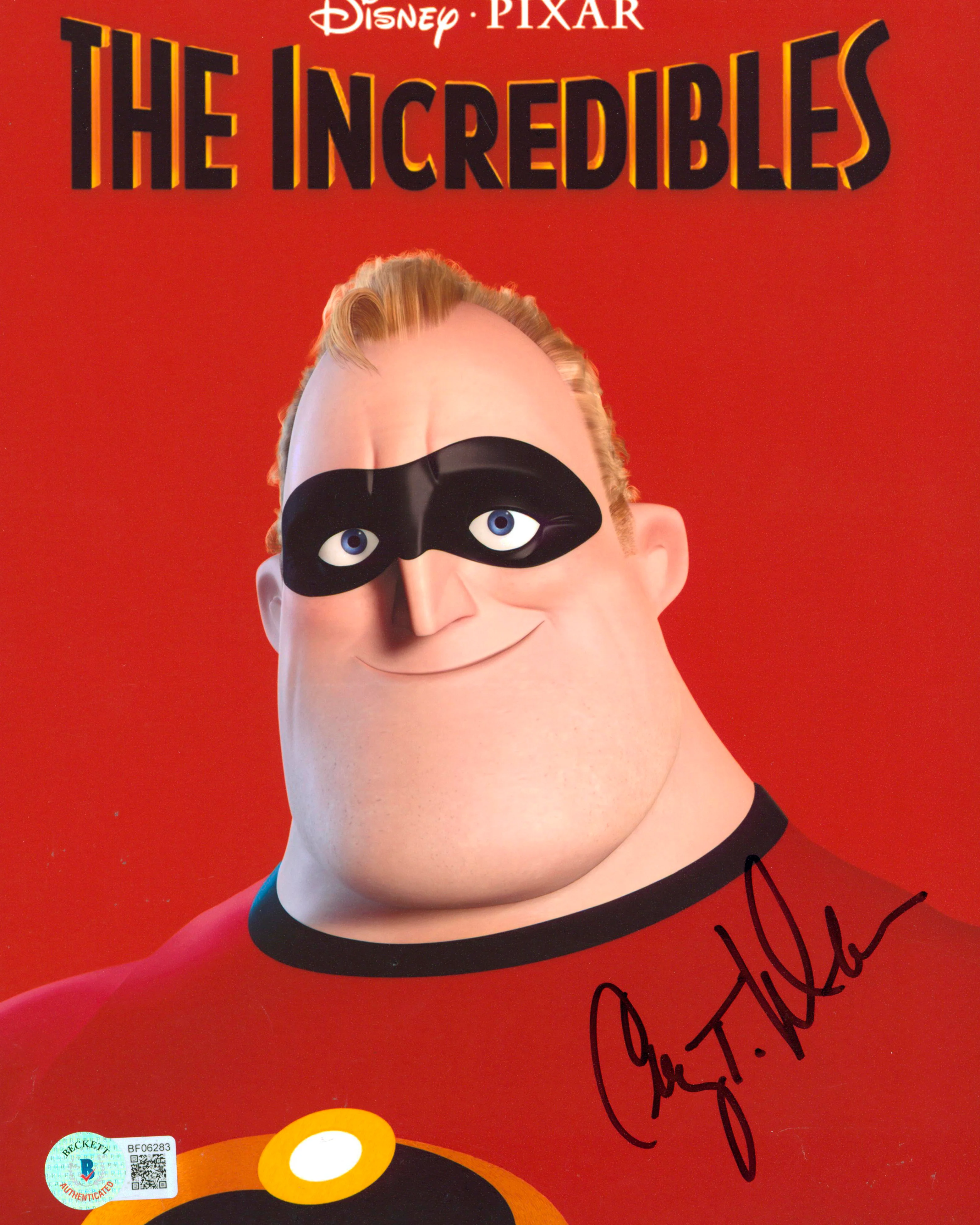Craig T. Nelson The Incredibles Authentic Signed 8x10 Photo BAS #BF06283 - Image 2