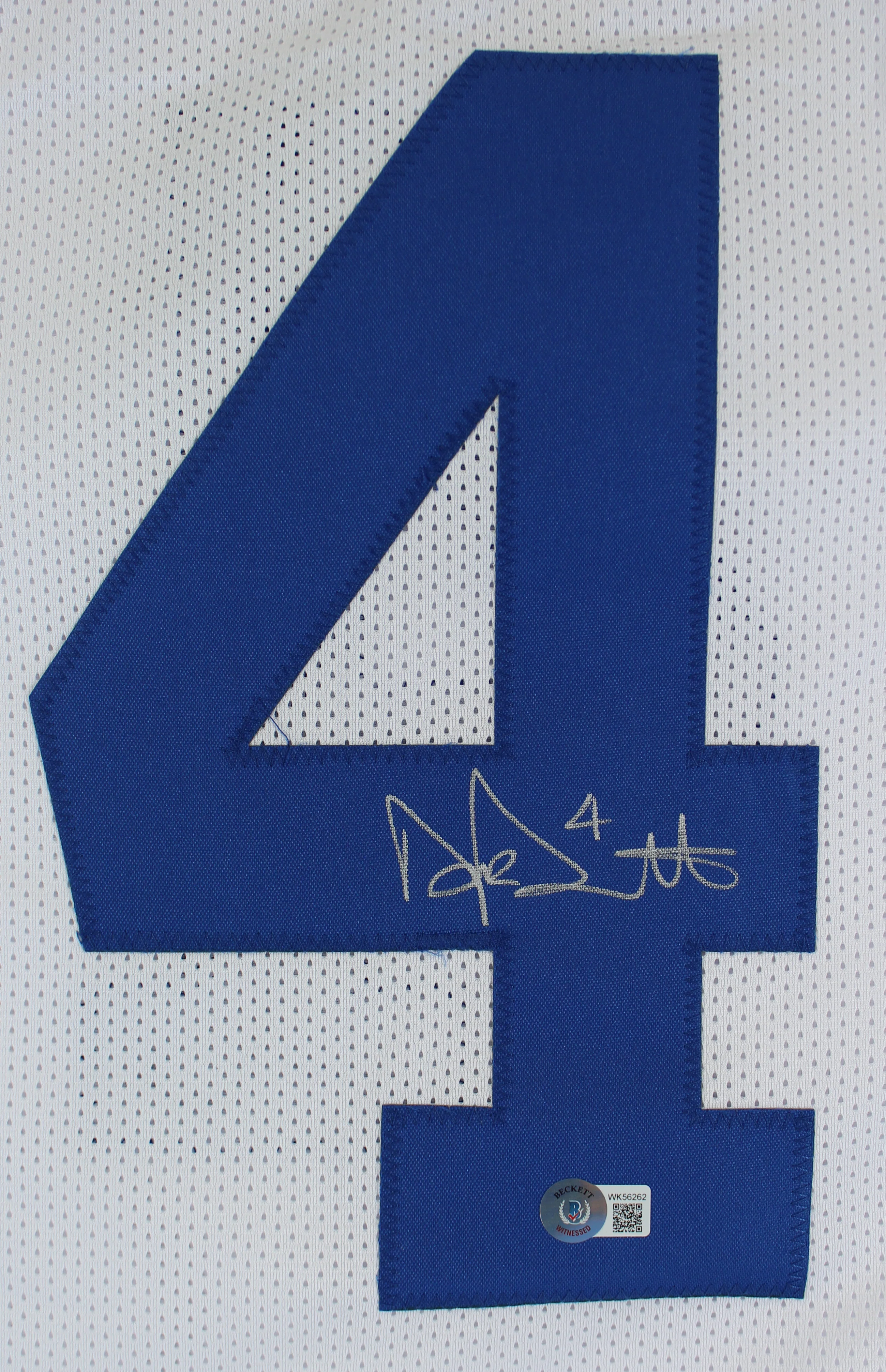 Dak Prescott Authentic Signed White Pro Style Framed Jersey BAS Witnessed - Image 3
