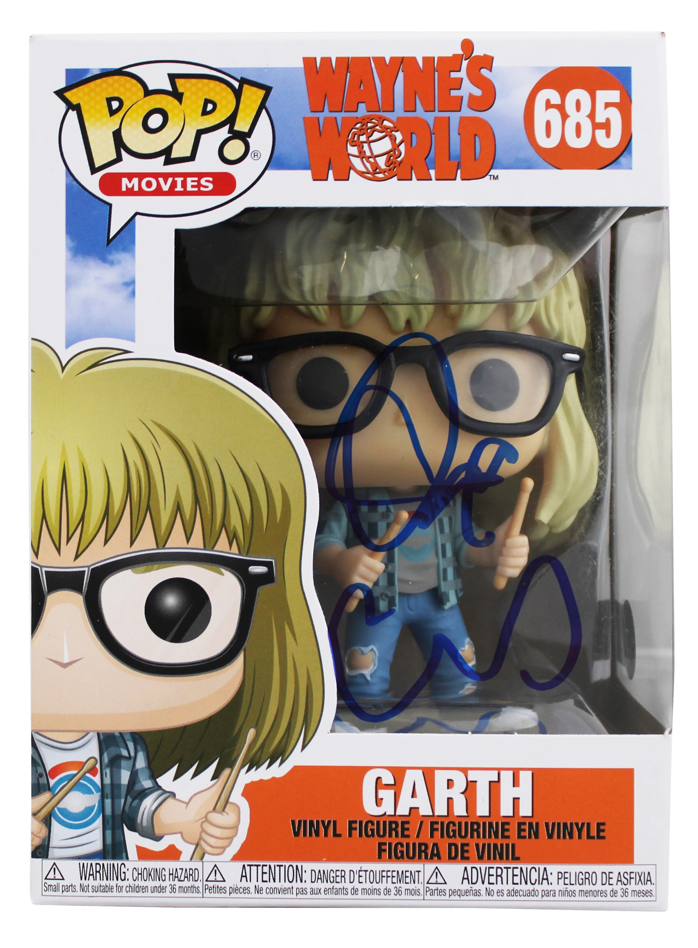 Dana Carvey Wayne's World Signed Garth #685 Funko Pop Vinyl Figure BAS #BJ033004 - Image 2