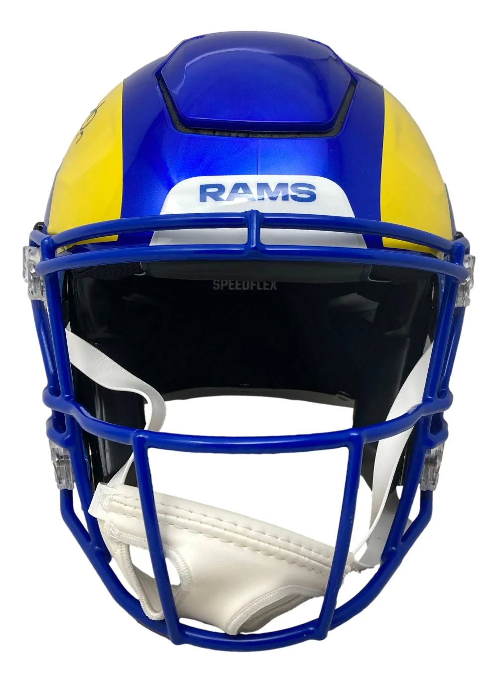 Davante Adams Signed Los Angeles Rams Full Size Authentic SpeedFlex Helmet BAS - Image 2