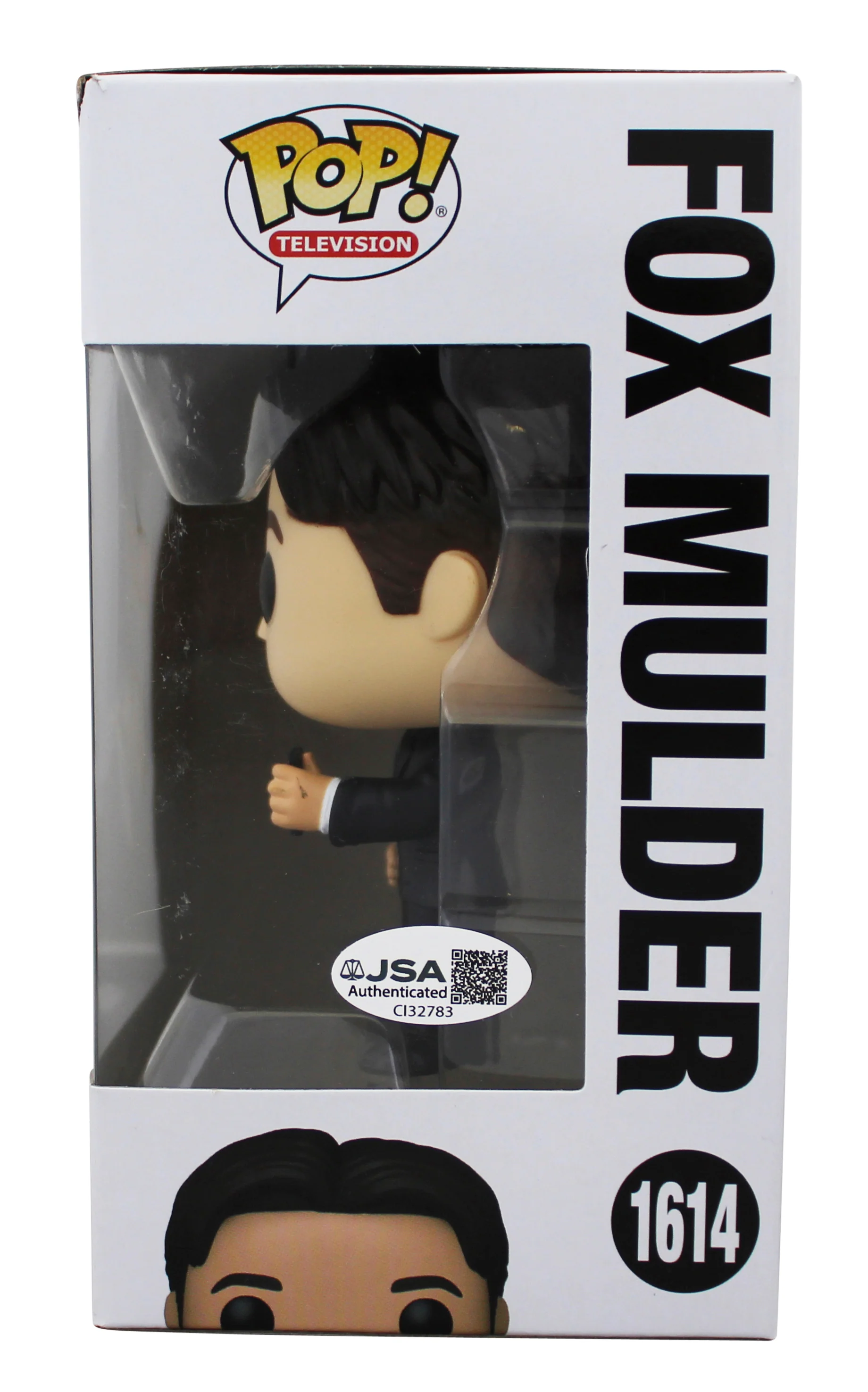 David Duchovny The X-Files Signed Fox Mulder #1614 Funko Pop Figure JSA #CI32783 - Image 4