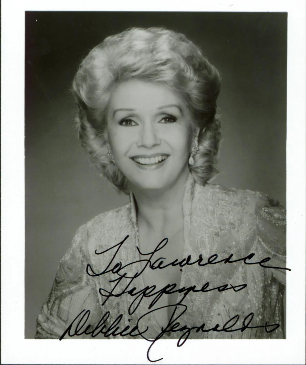Debbie Reynolds Singin' in the Rain Authentic Signed 4x5 Photo BAS #BN29236 - Image 2