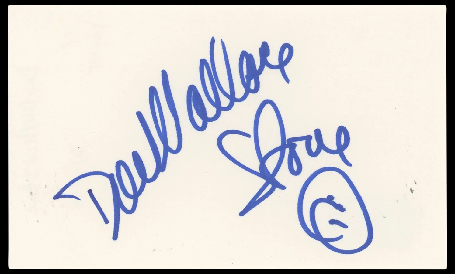 Dee Wallace Stone My Little Margie Authentic Signed 3x5 Index Card BAS #BN33264 - Image 2