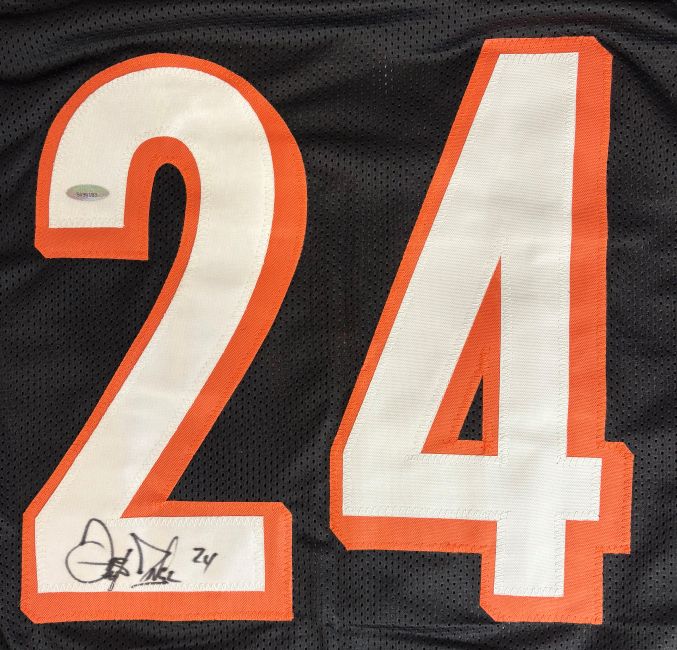 Deltha O'Neal Cincinnati Signed Black Football Jersey Tristar - Image 2