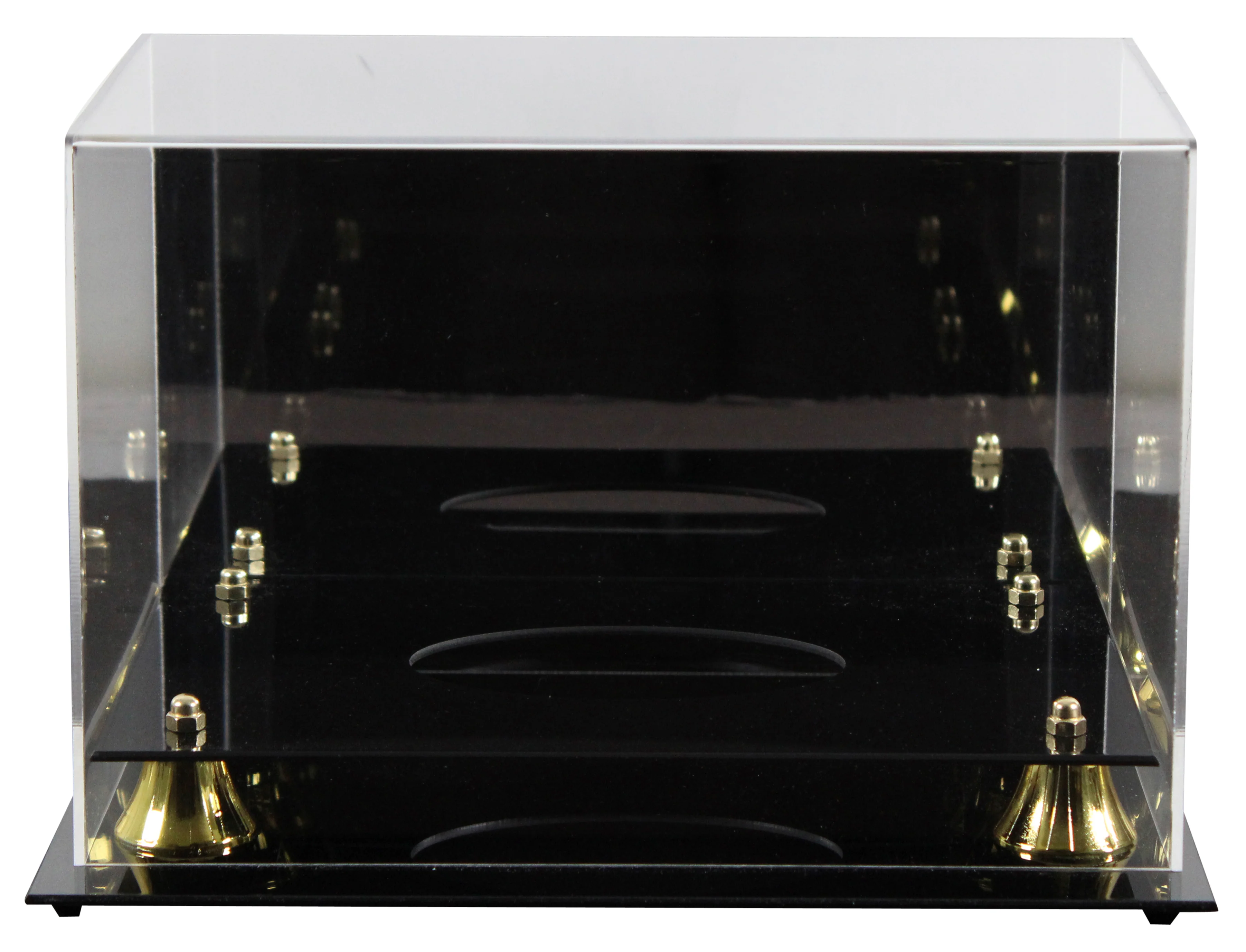 Deluxe Acrylic Football Mirrored Back Display Case - Image 2