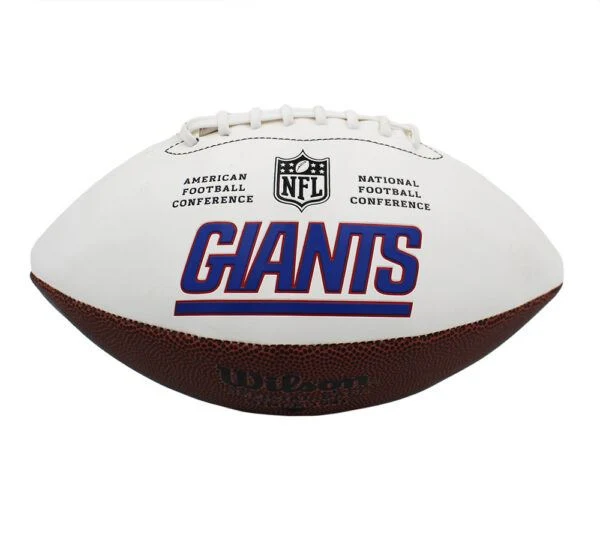 Deonte Banks Autographed Wislon NY Giants Logo Football - Image 2
