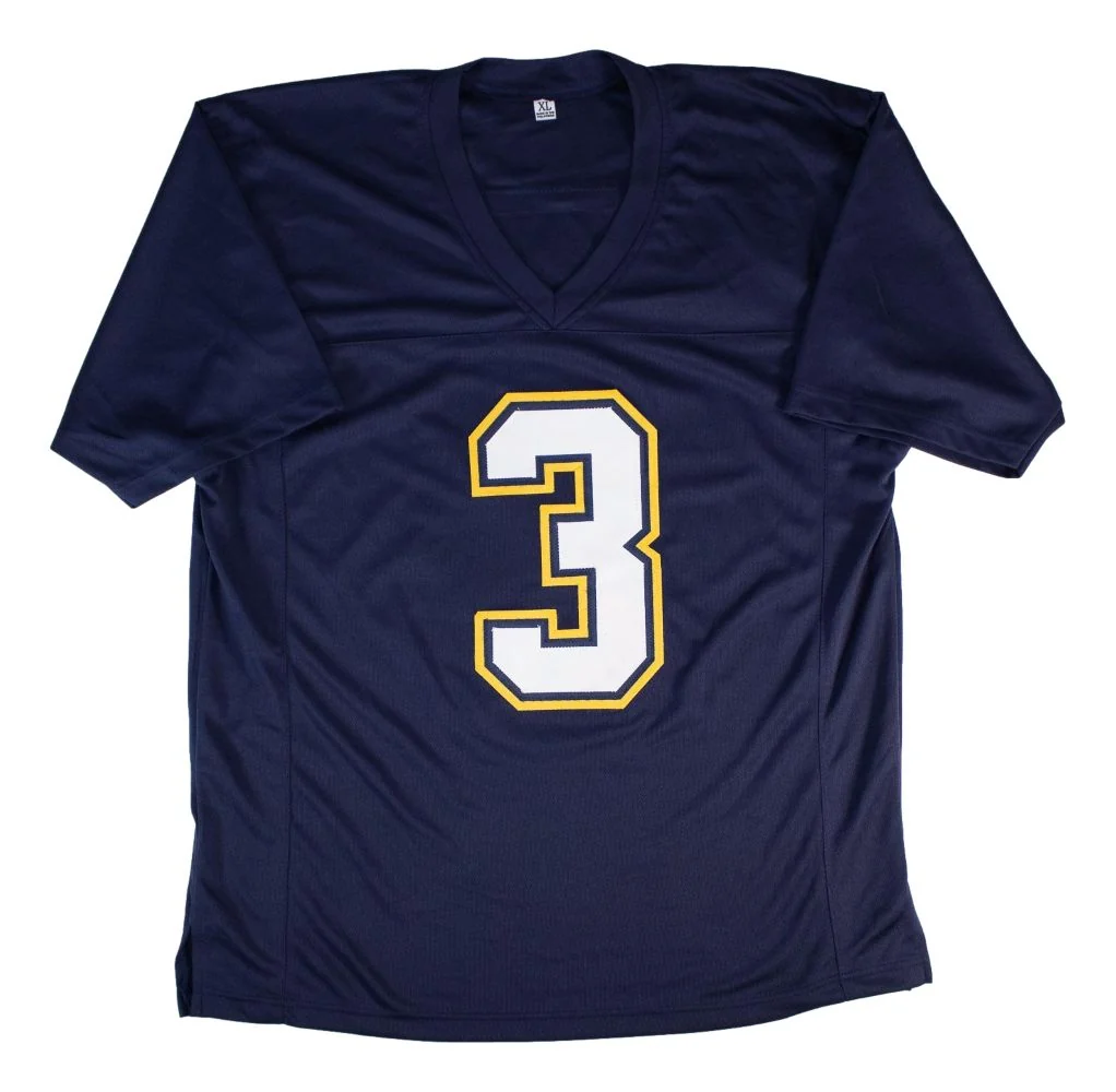 Derwin James Los Angeles Signed Throwback Navy Football Jersey BAS - Image 3