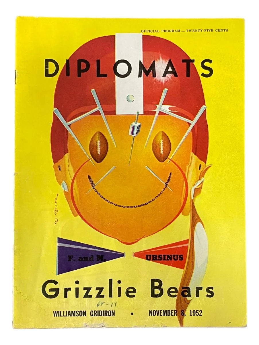 Franklin & Marshall vs Ursinus November 8 1952 Official Game Program