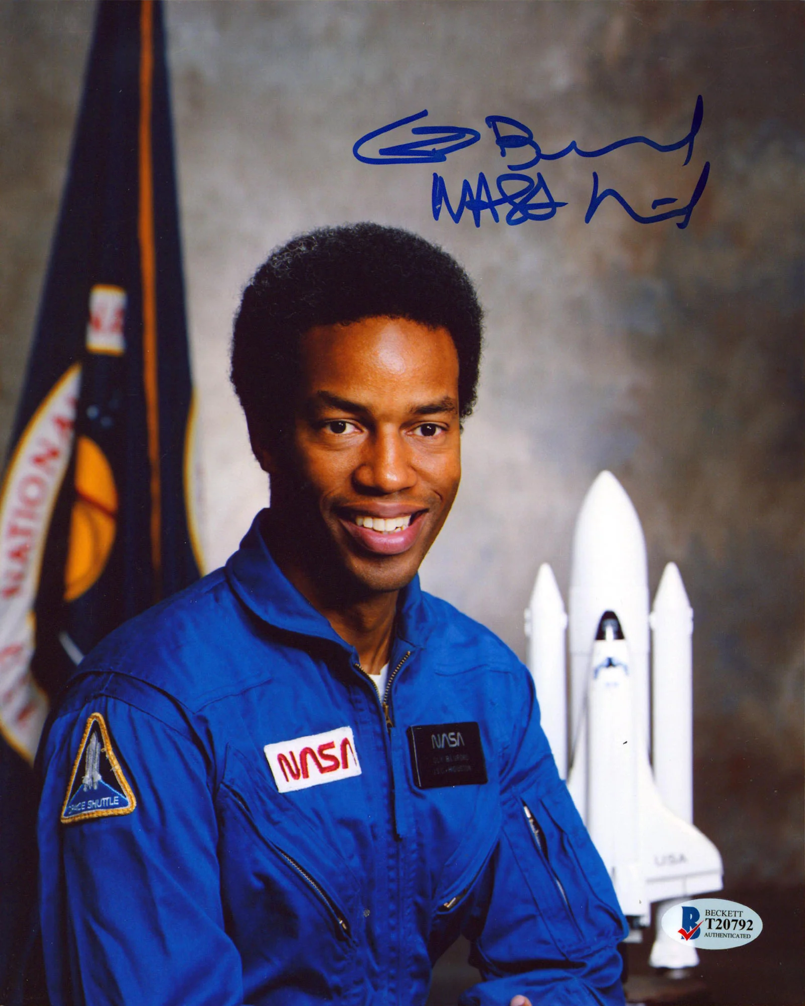 Guion Bluford NASA Astronaut "NASA" Authentic Signed 8x10 Photo BAS #T20792 - Image 2