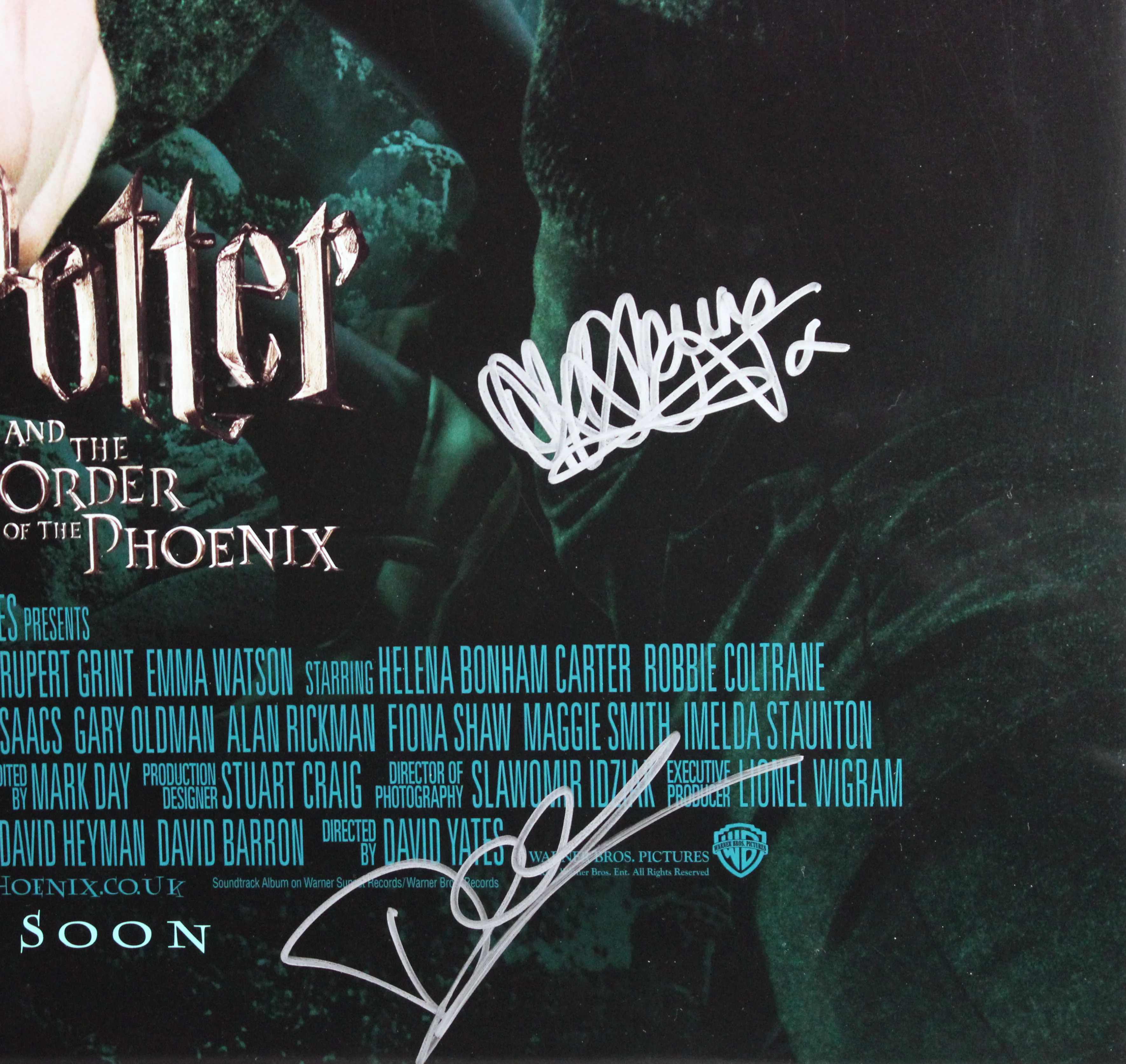 Harry Potter (9) Watson, Radcliffe, Grint +6 Signed & Framed 27x40 Poster PSA - Image 5