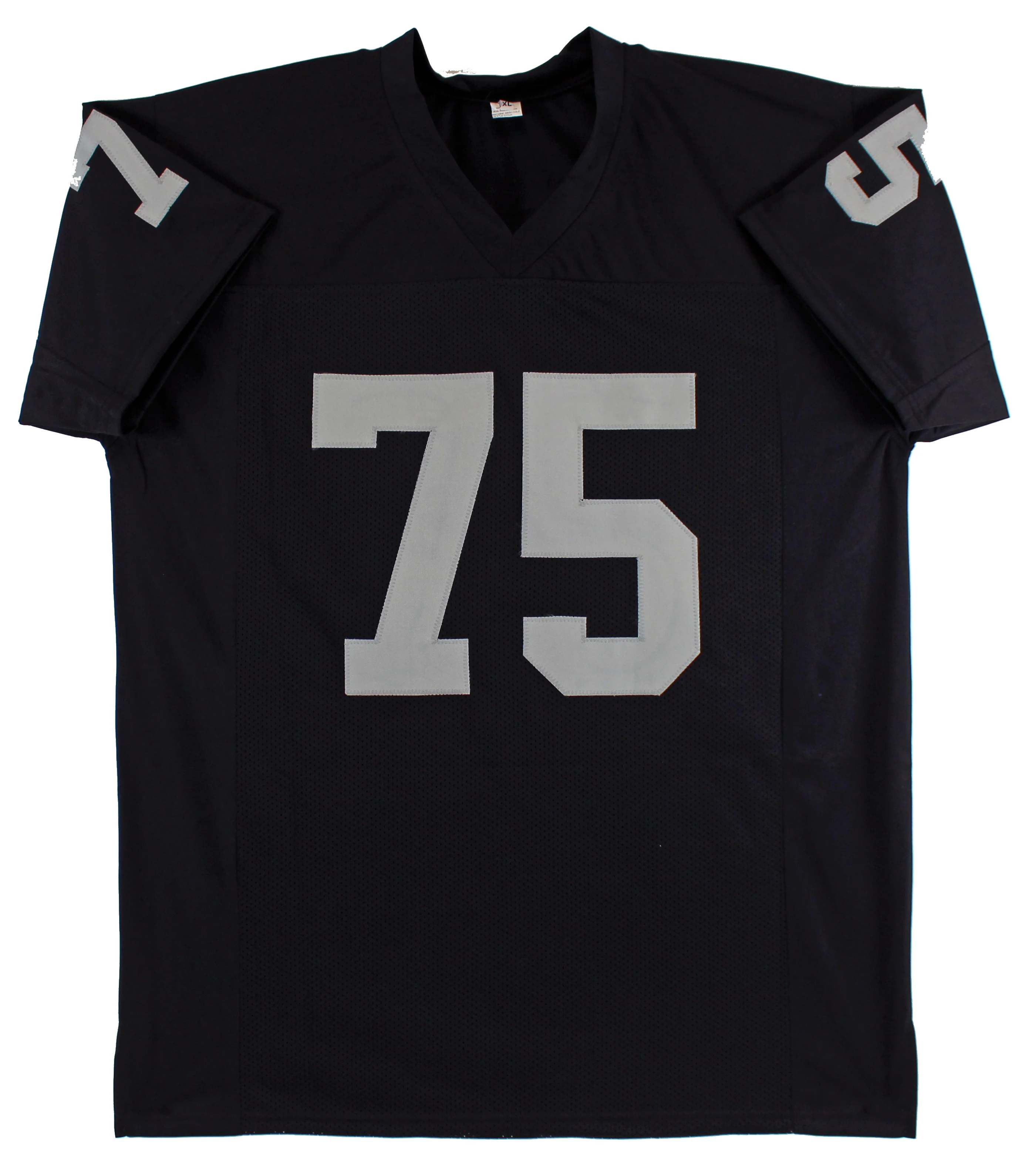 Howie Long Authentic Signed Black Pro Style Jersey Autographed BAS Witnessed - Image 4