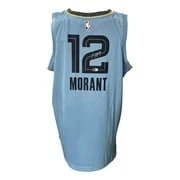 Ja Morant Signed Memphis Grizzlies Light Blue Nike Swingman Jersey BAS - Image 6