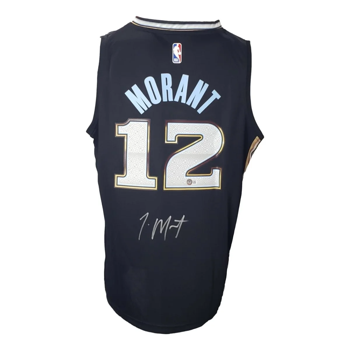 Ja Morant Signed Memphis Grizzlies White Fanatics Basketball XL Jersey BAS - Image 8