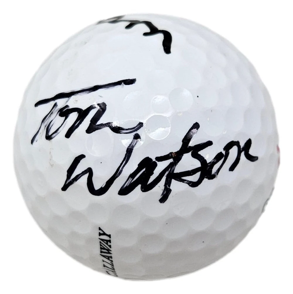 Jack Nicklaus Tom Watson Lou Graham Signed Bobby Jones Golf Ball BAS LOA - Image 2