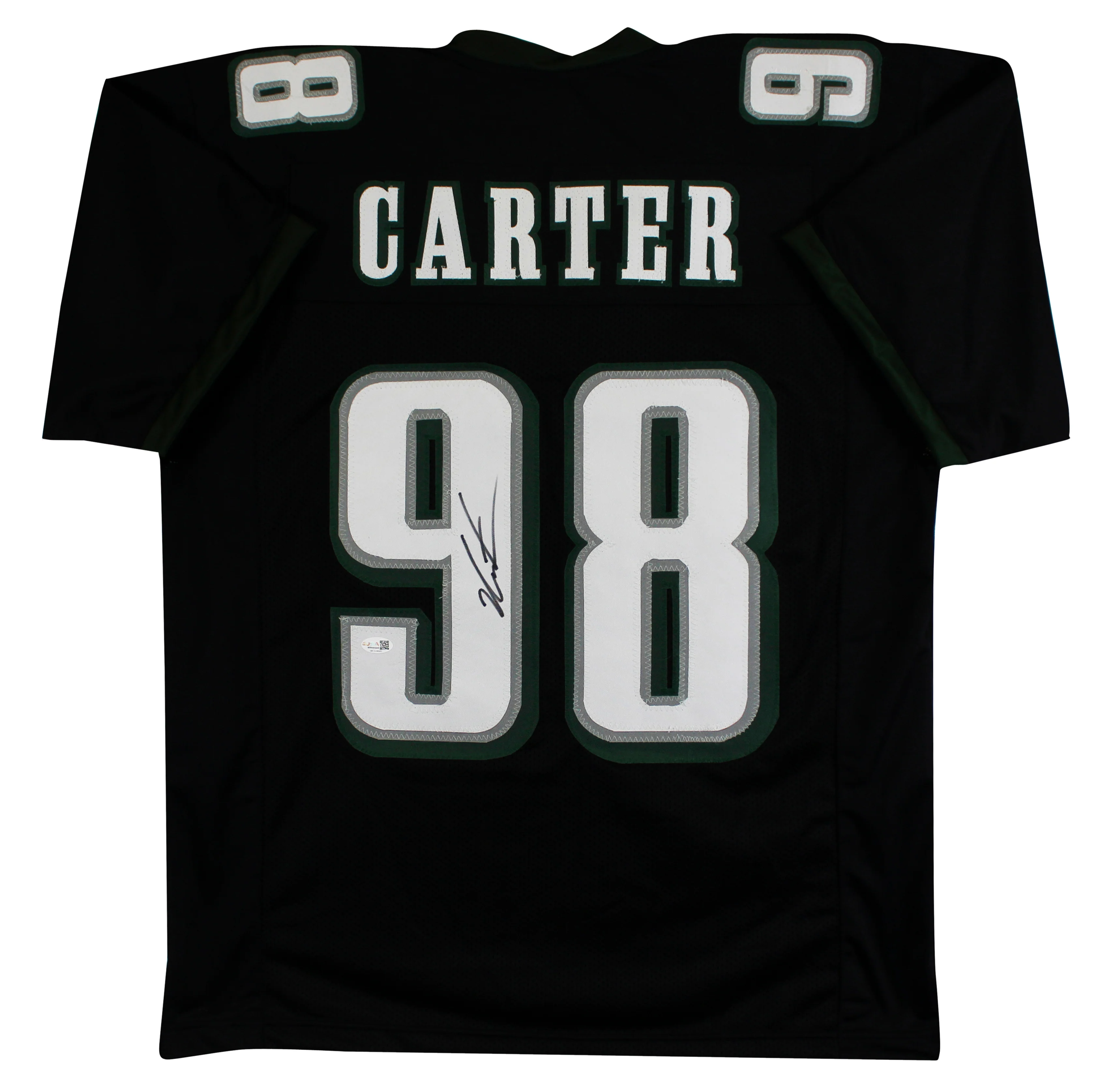 Jalen Carter Authentic Signed Black Pro Style Jersey Autographed JSA Witnessed
