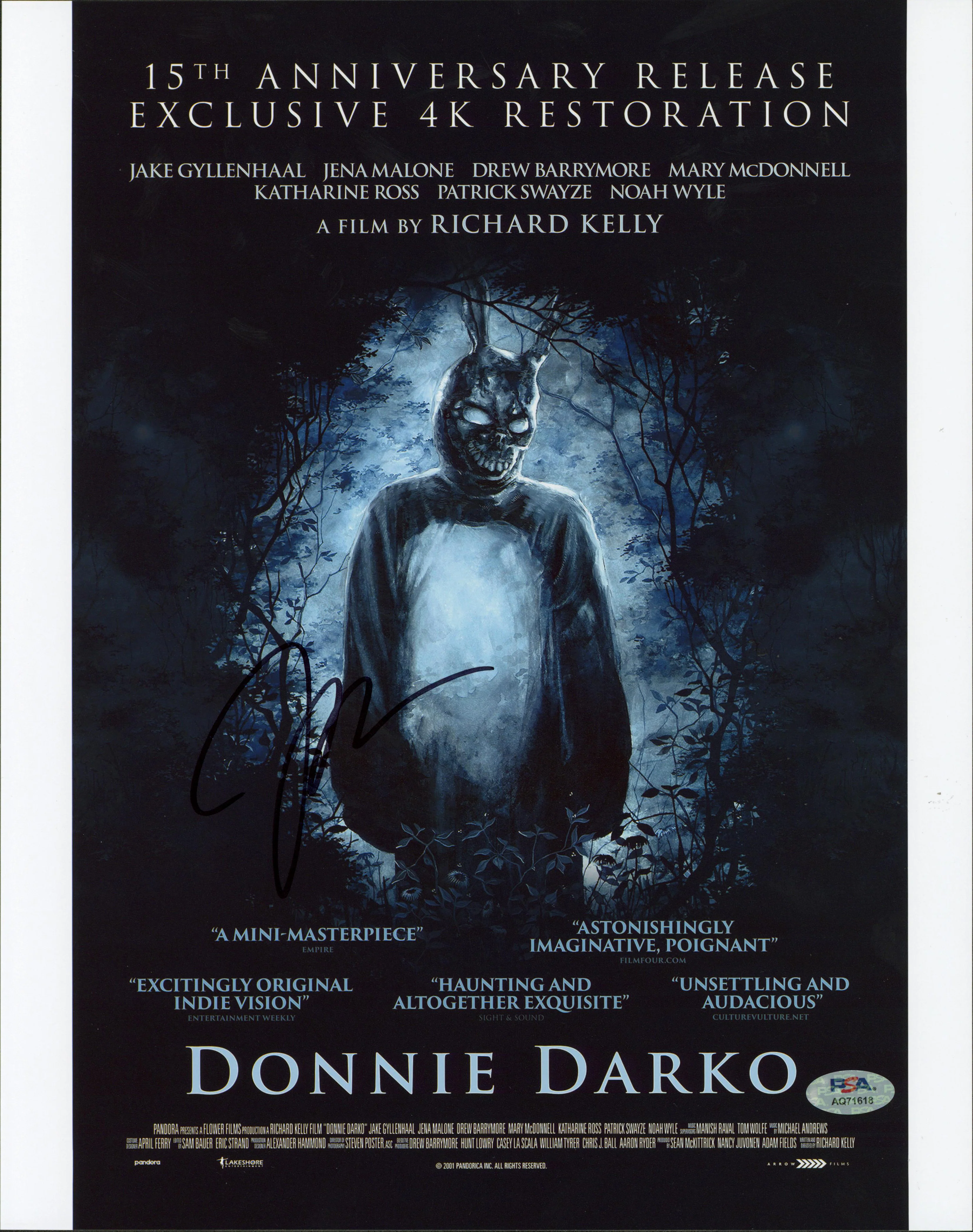 Jena Malone Donnie Darko Authentic Signed 11x14 Vertical Photo PSA/DNA #AQ71618 - Image 2