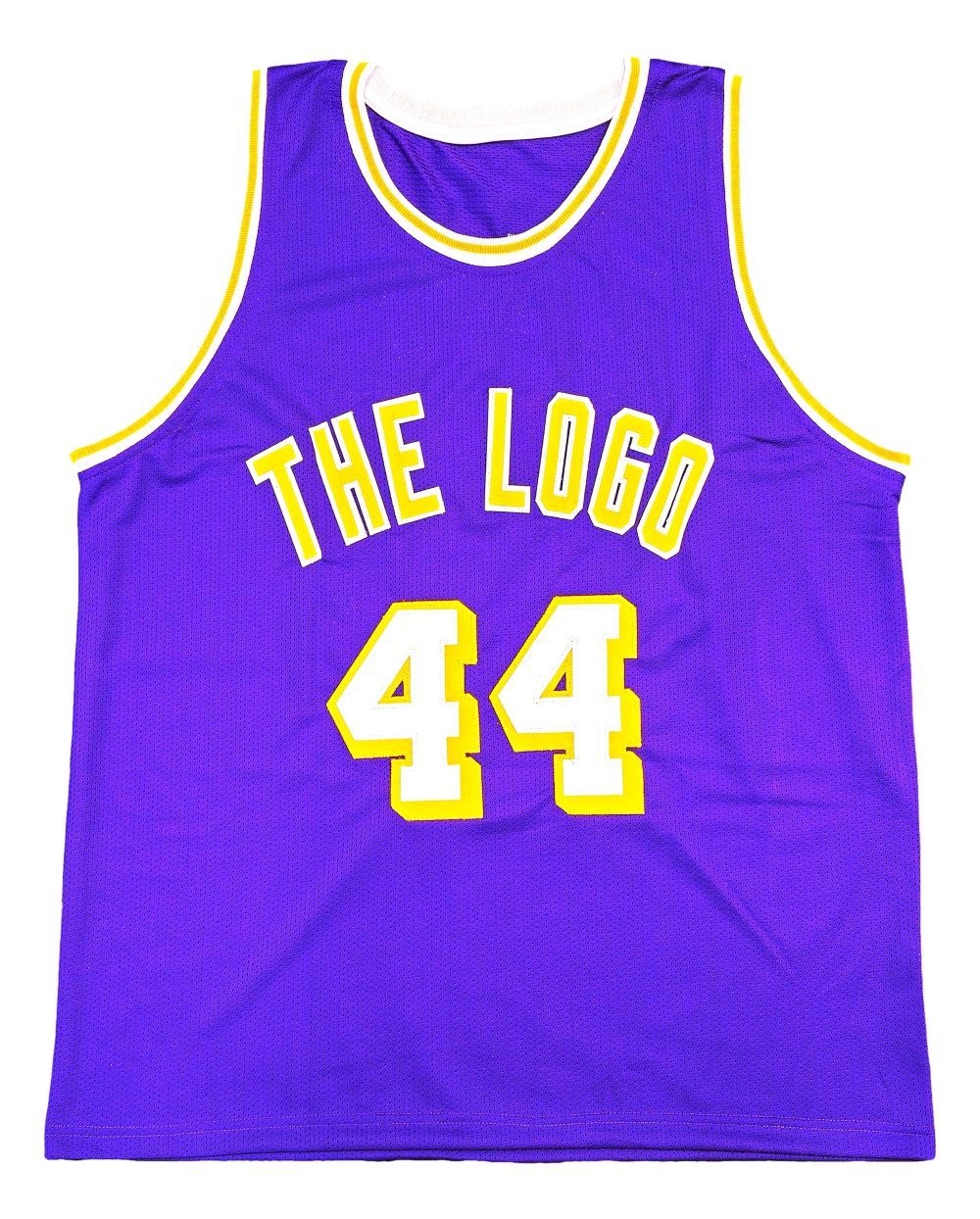 Jerry West Los Angeles Signed Purple Basketball Jersey JSA - Image 3