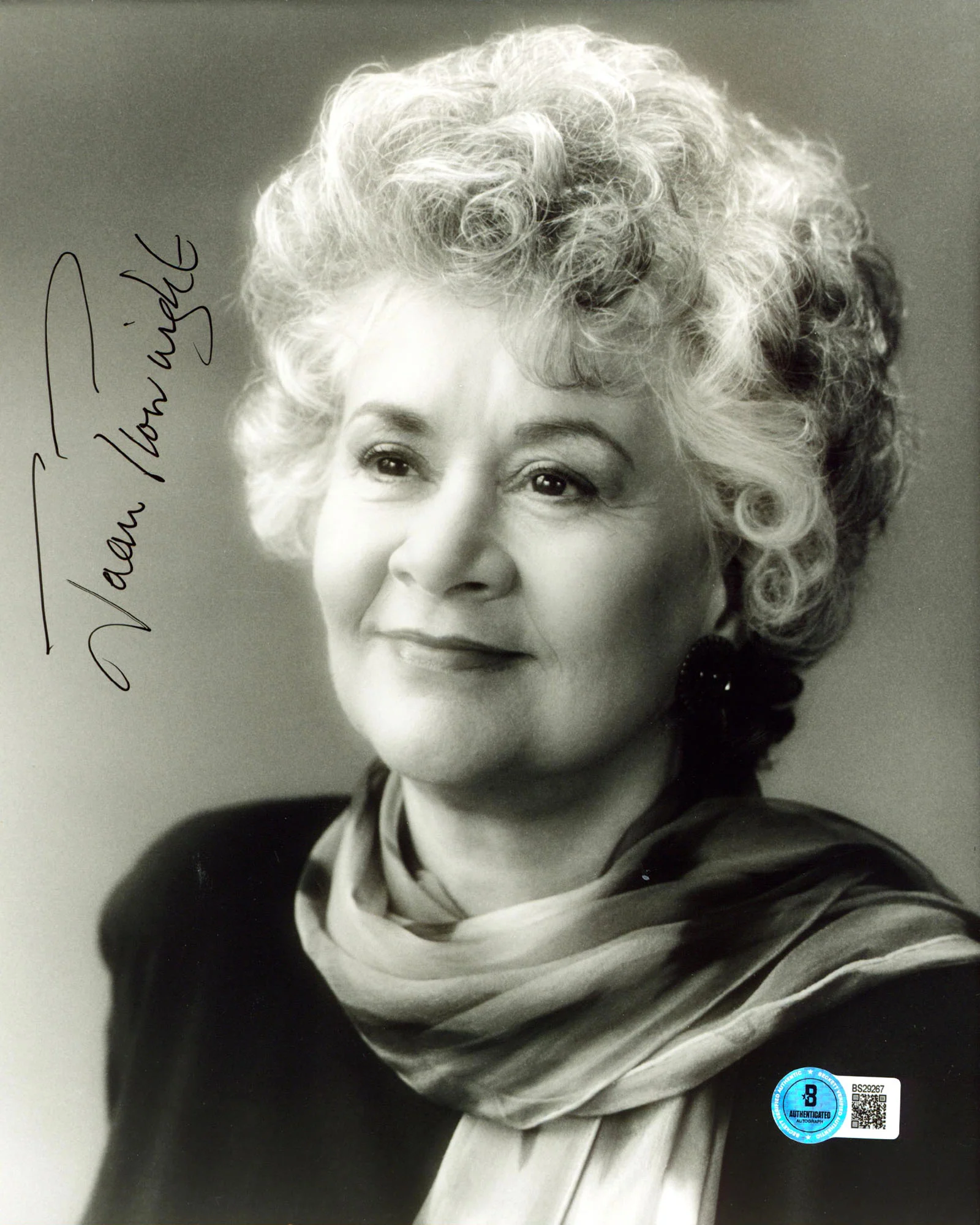 Joan Plowright A Taste of Honey Authentic Signed 8x10 Vertical Photo BAS#BS29267 - Image 2